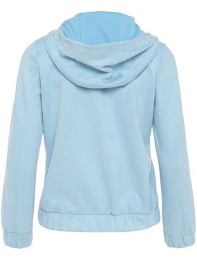 MONACO blue Kapuzensweatjacke Hoodie figurumspielend mit Kapuze