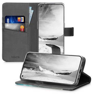 kwmobile Handyhülle Wallet Case für OnePlus Nord N10 5G, Hülle mit Ständer Kartenfächer - Handyhülle