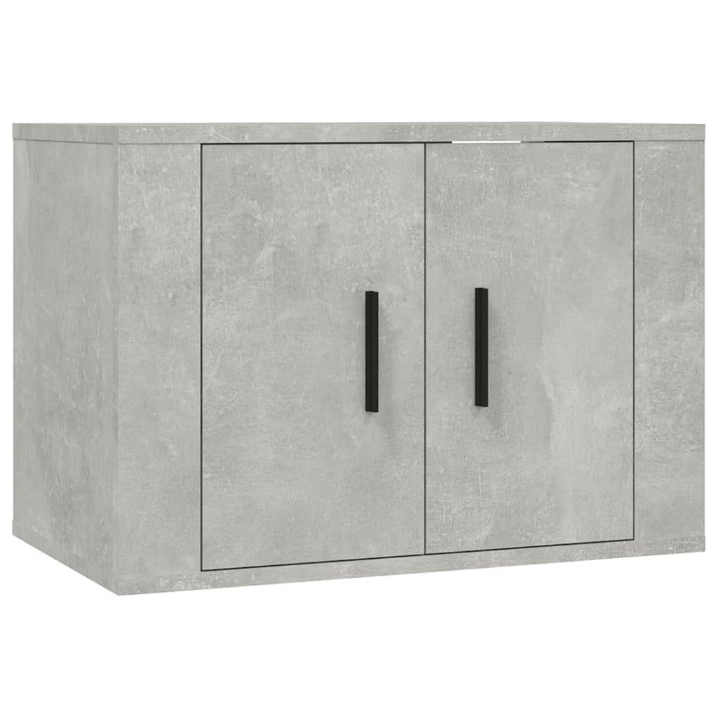 57x34,5x40 Betongrau TV-Wandschrank vidaXL TV-Schrank (1-St) cm