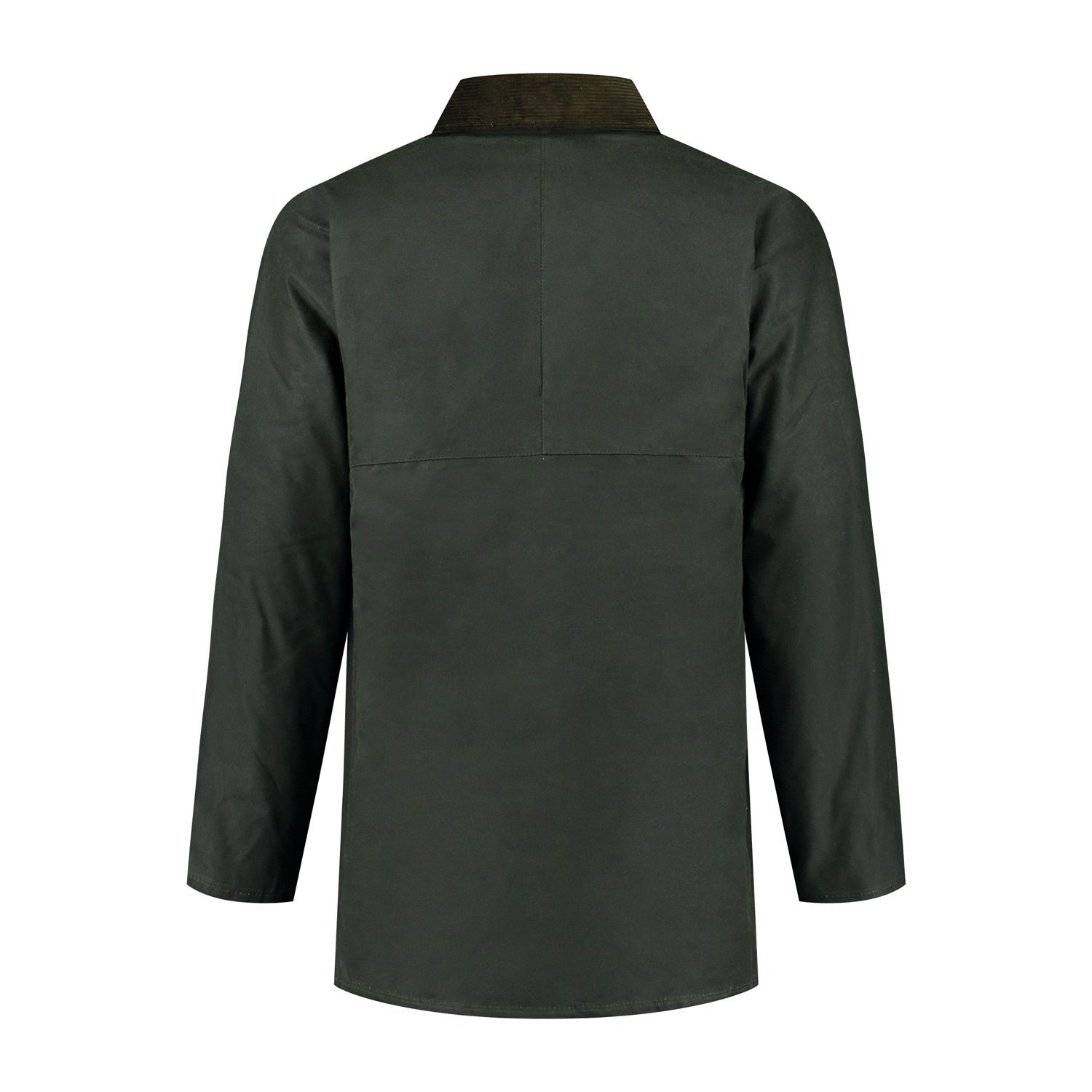 MGO Outdoorjacke British Wax Jacket winddicht Olive wasserabweisend und