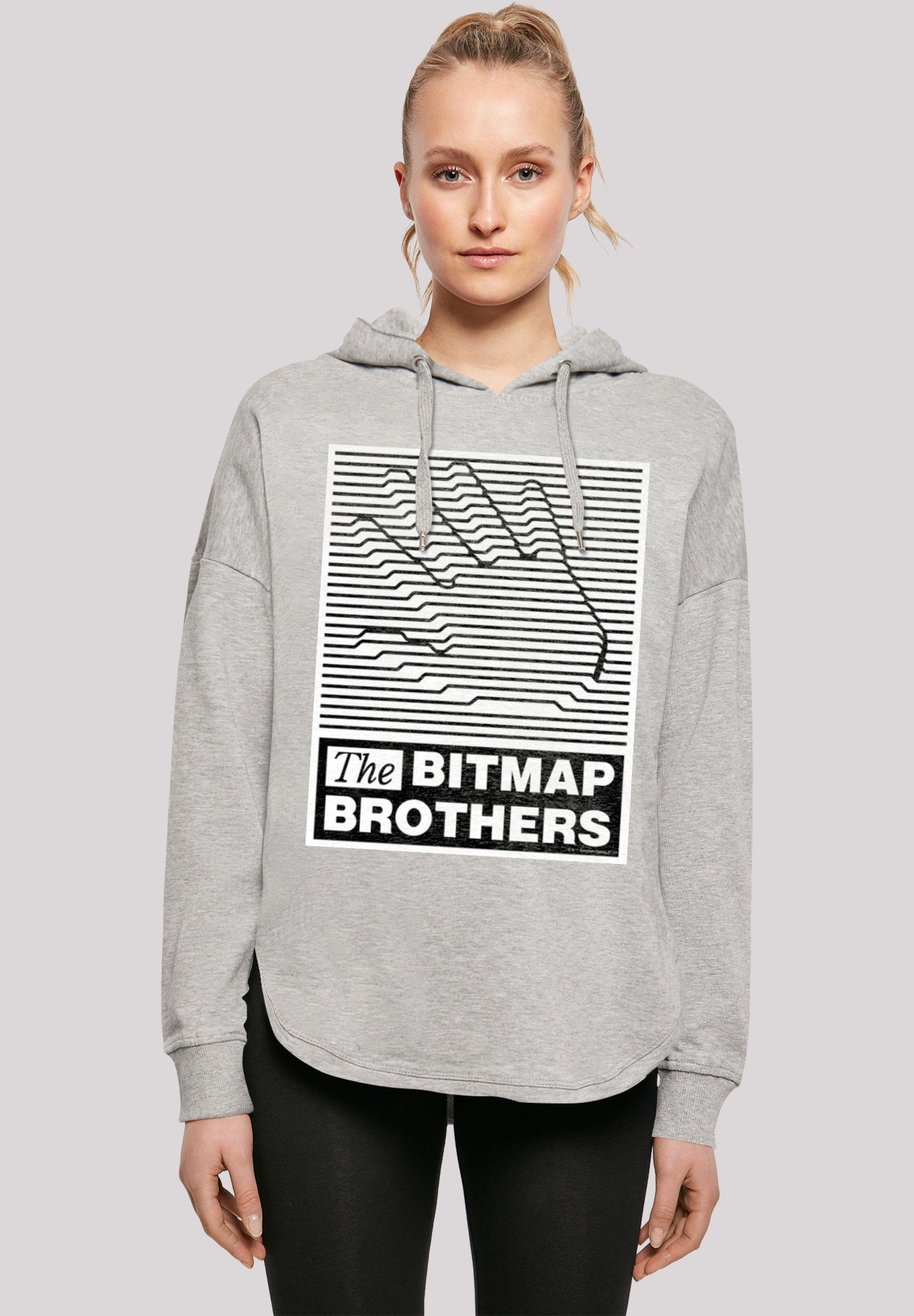 F4NT4STIC Kapuzenpullover Print Retro grey Bitmap Gaming Bros