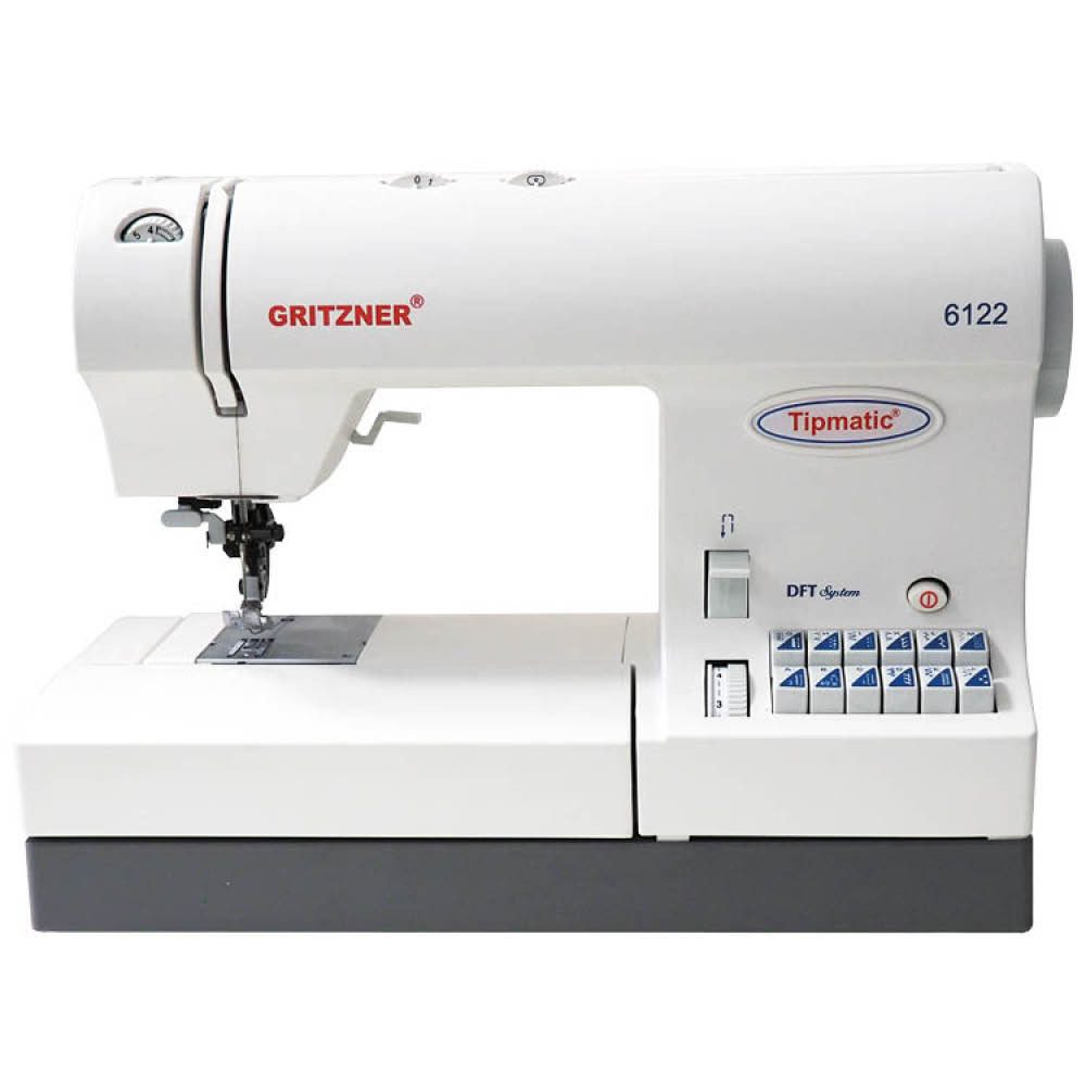 Gritzner Nähmaschine GRITZNER Tipmatic 6122 DFT Nähmaschine & Ackermann Nähgarnbox