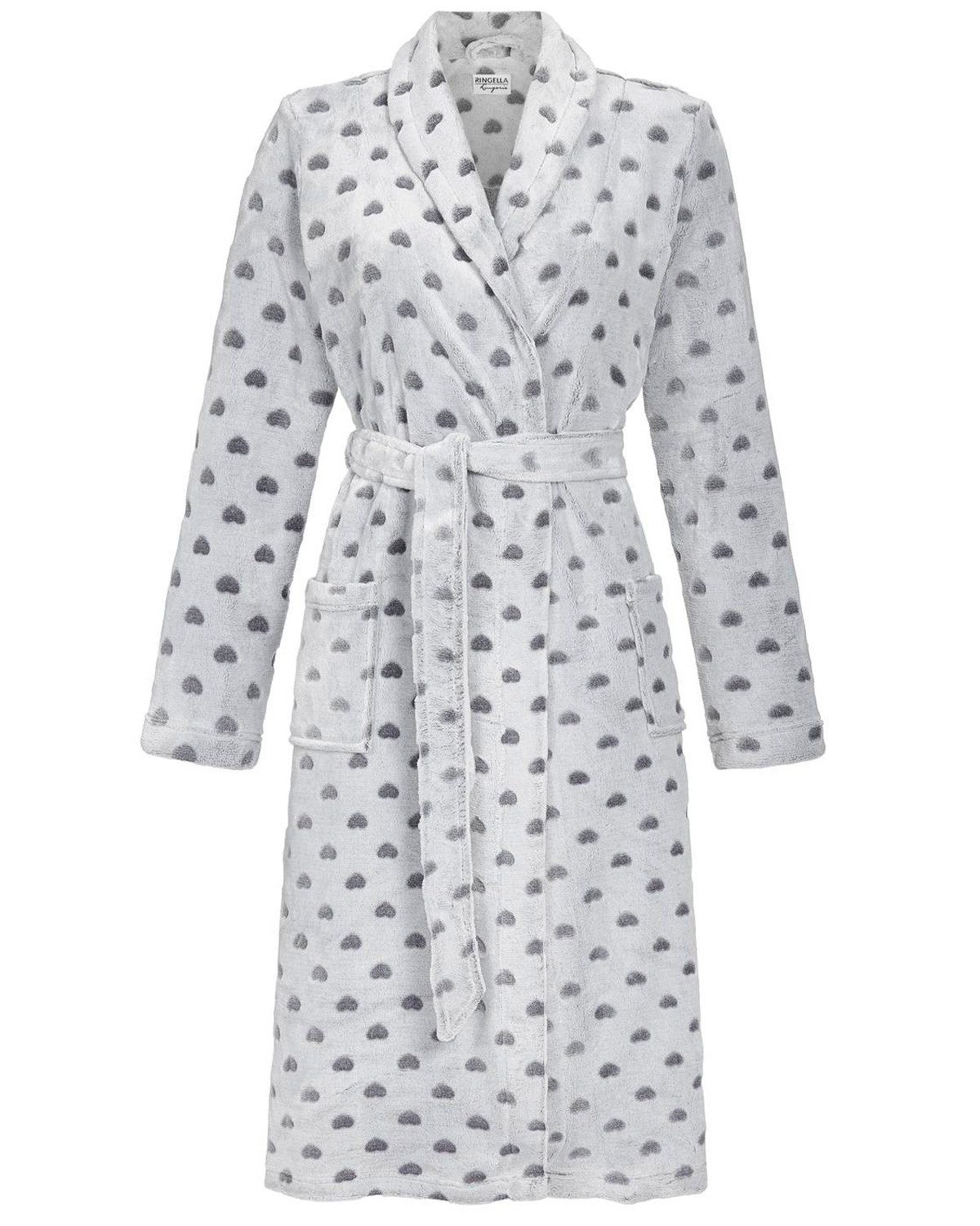Ringella Pyjama RINGELLA Damen Wickel Mantel mit Herzdessin 456470 günstig online kaufen