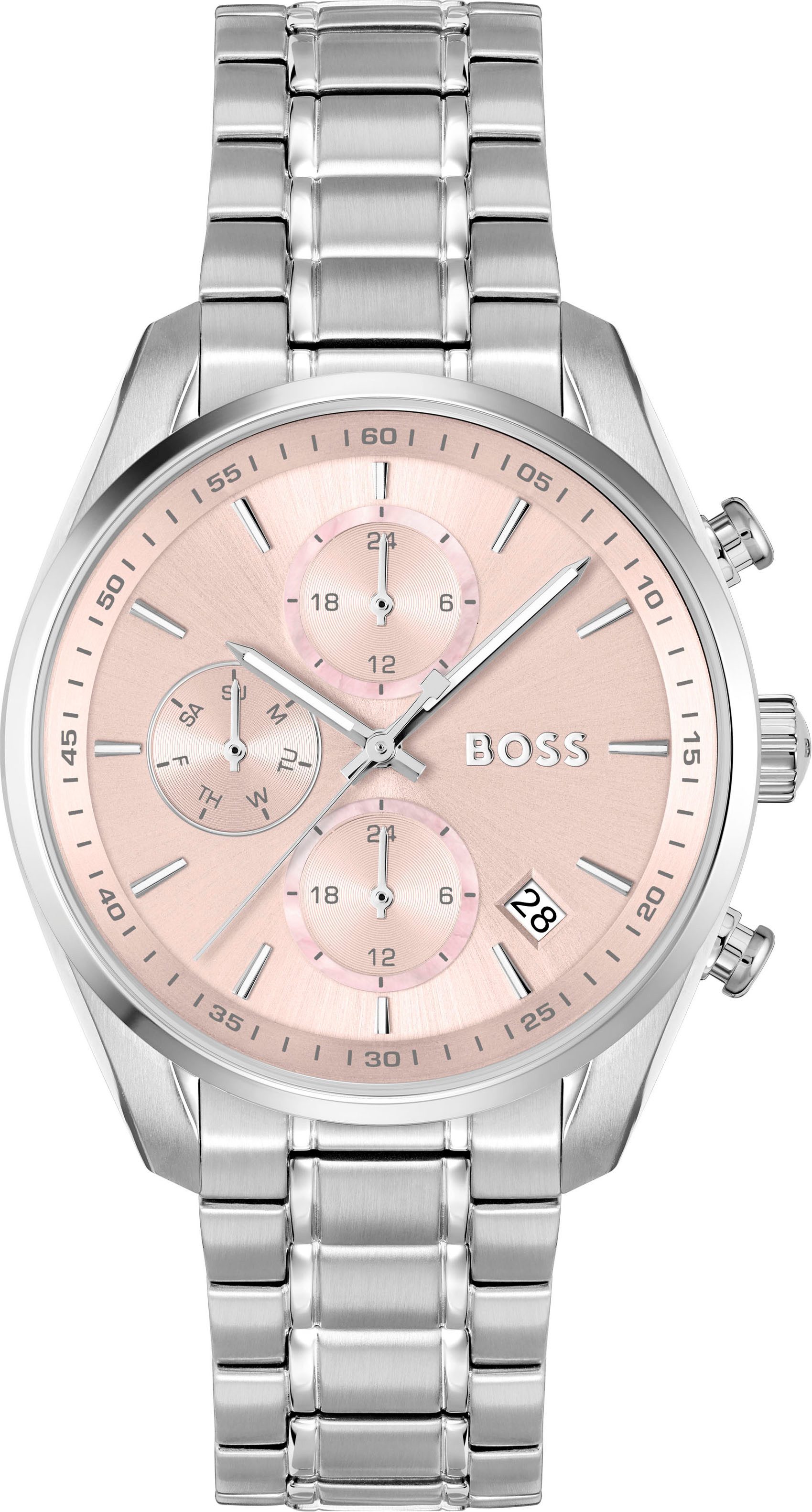BOSS Multifunktionsuhr GRAND TOUR LADIES 1502765, Quarzuhr, Armbanduhr, Dam günstig online kaufen
