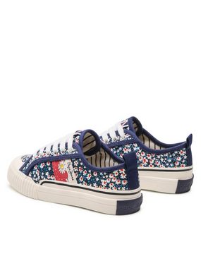 Pepe Jeans Sneakers aus Stoff Ottis Flower Girl PGS30541 Navy 595 Sneaker