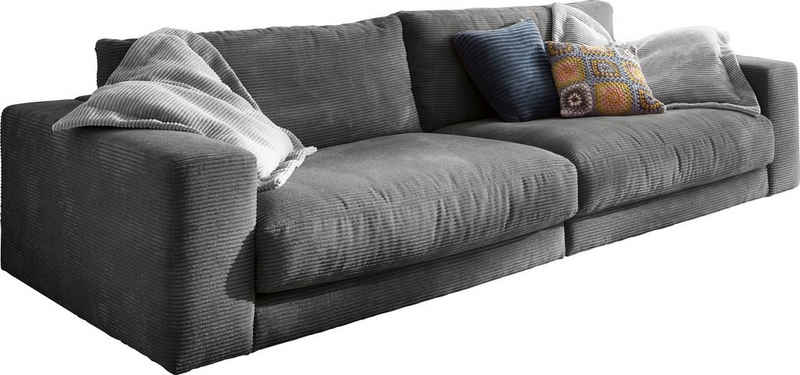 INOSIGN Big-Sofa »Enisa«, Kuschelig, gemütlich, weich, in 5 Farben, mit Zierkissen