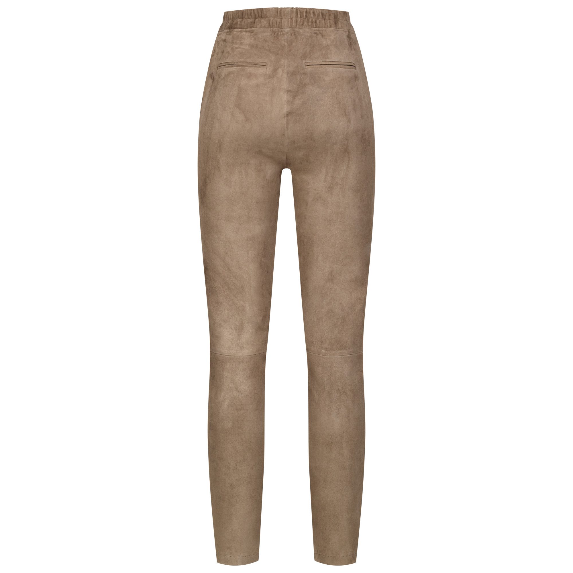 S&A Ledermoden Lederhose Élise mit elastischen Bund Uni Farben günstig online kaufen