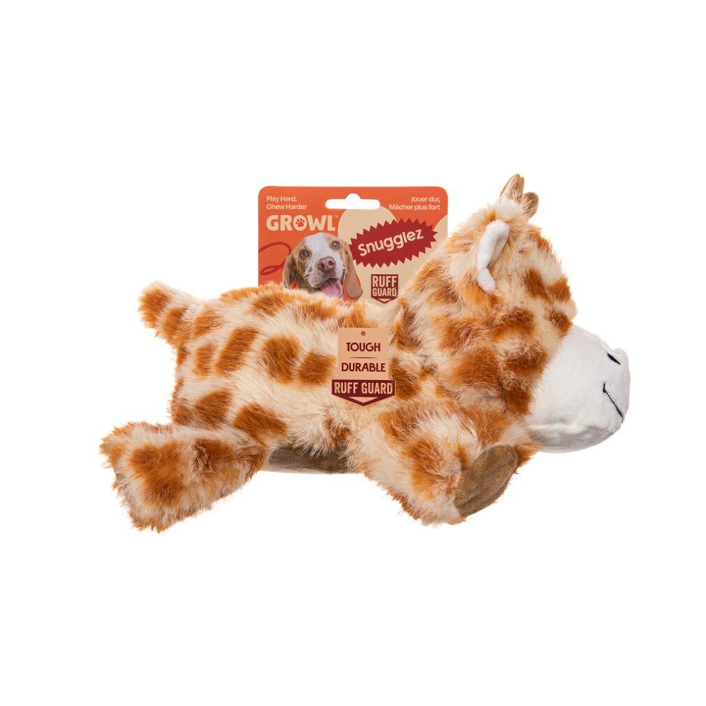 THE GROW Tierquietschie Growl Snugglez Glen die Giraffe