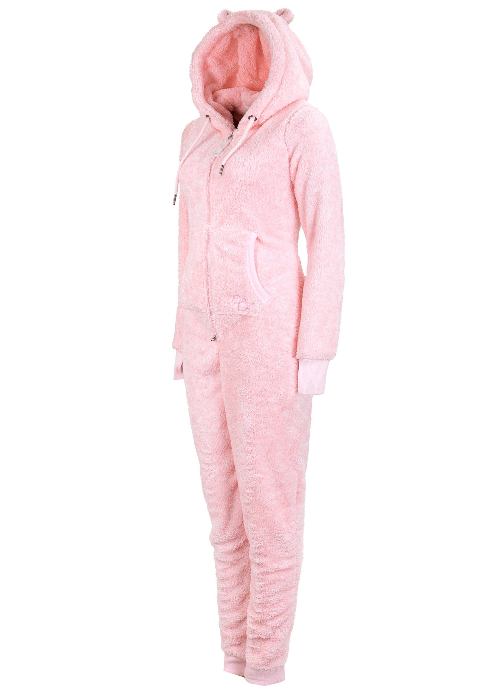 Eight2Nine Jumpsuit Fleece Overall mit Öhrchen