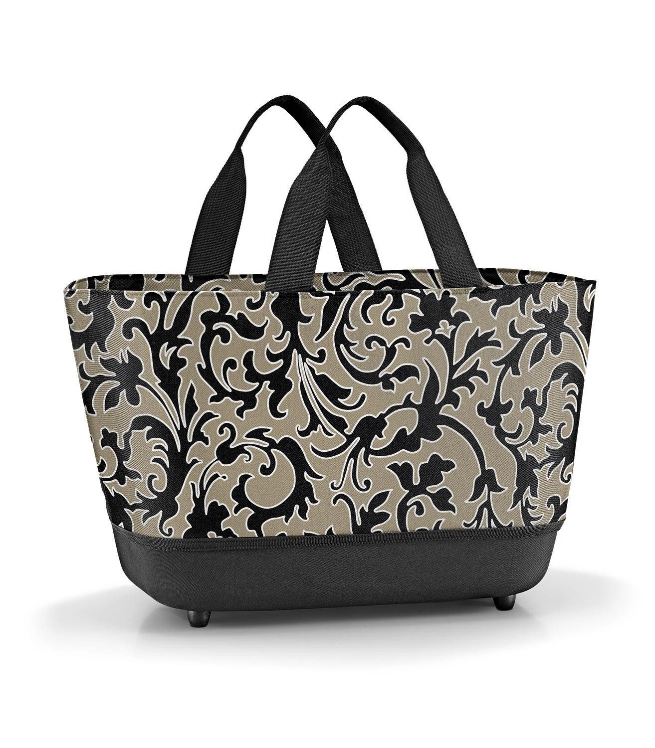 REISENTHEL® Einkaufsshopper SHOPPINGBASKET, Braun, Schwarz, Wasserabweisend, 22 l, 2 Tragegriffe, stabiler Boden, Stellfüße