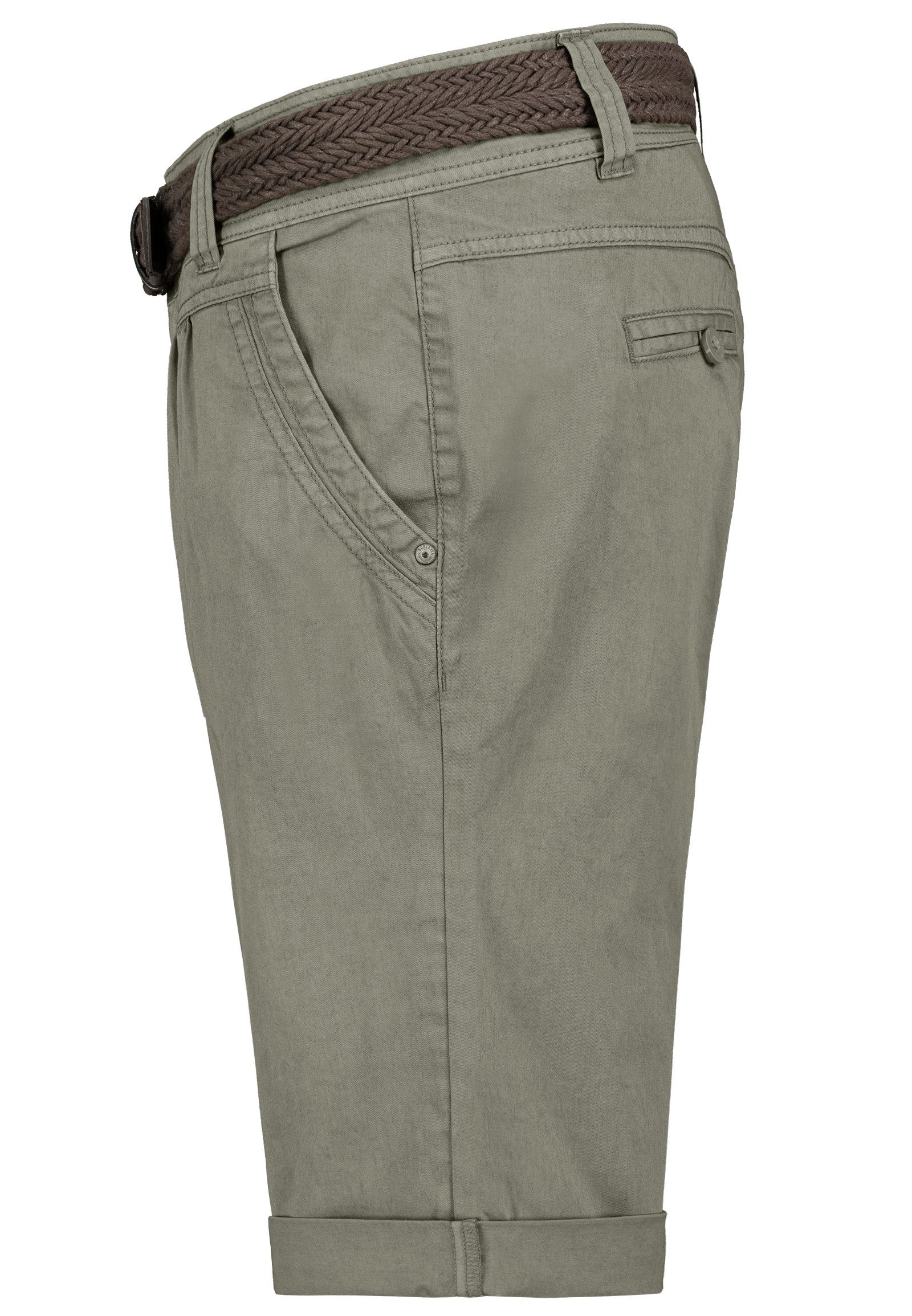 Fresh Made Bermudas Sommerliche mit geflochtenem Gürtel Bermuda Shorts günstig online kaufen