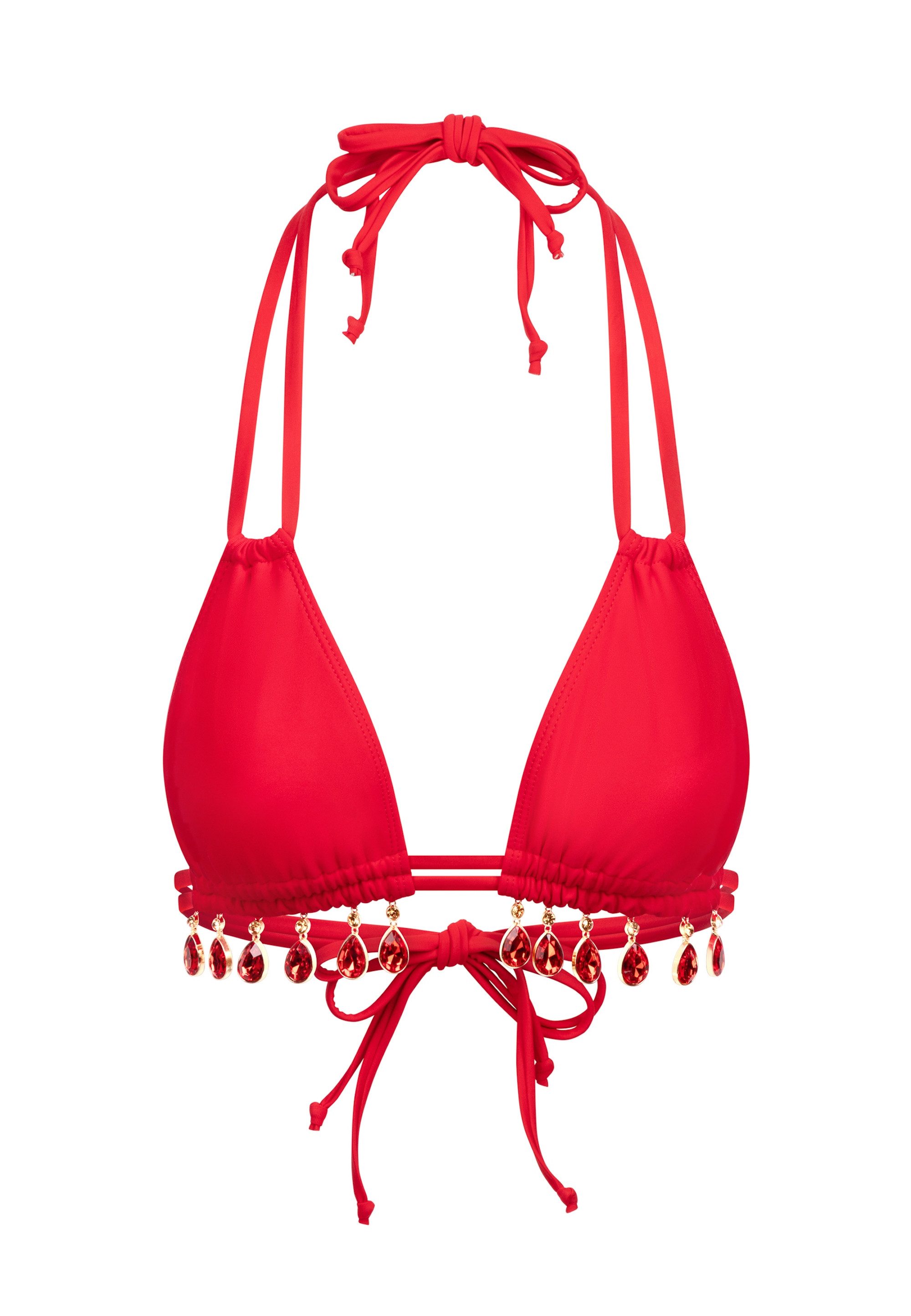 Moda Minx Triangel-Bikini-Top Selene Droplet Double Strap Triangle Top (1-St), mit edlen Schmuckelementen – Bild 2 von 5