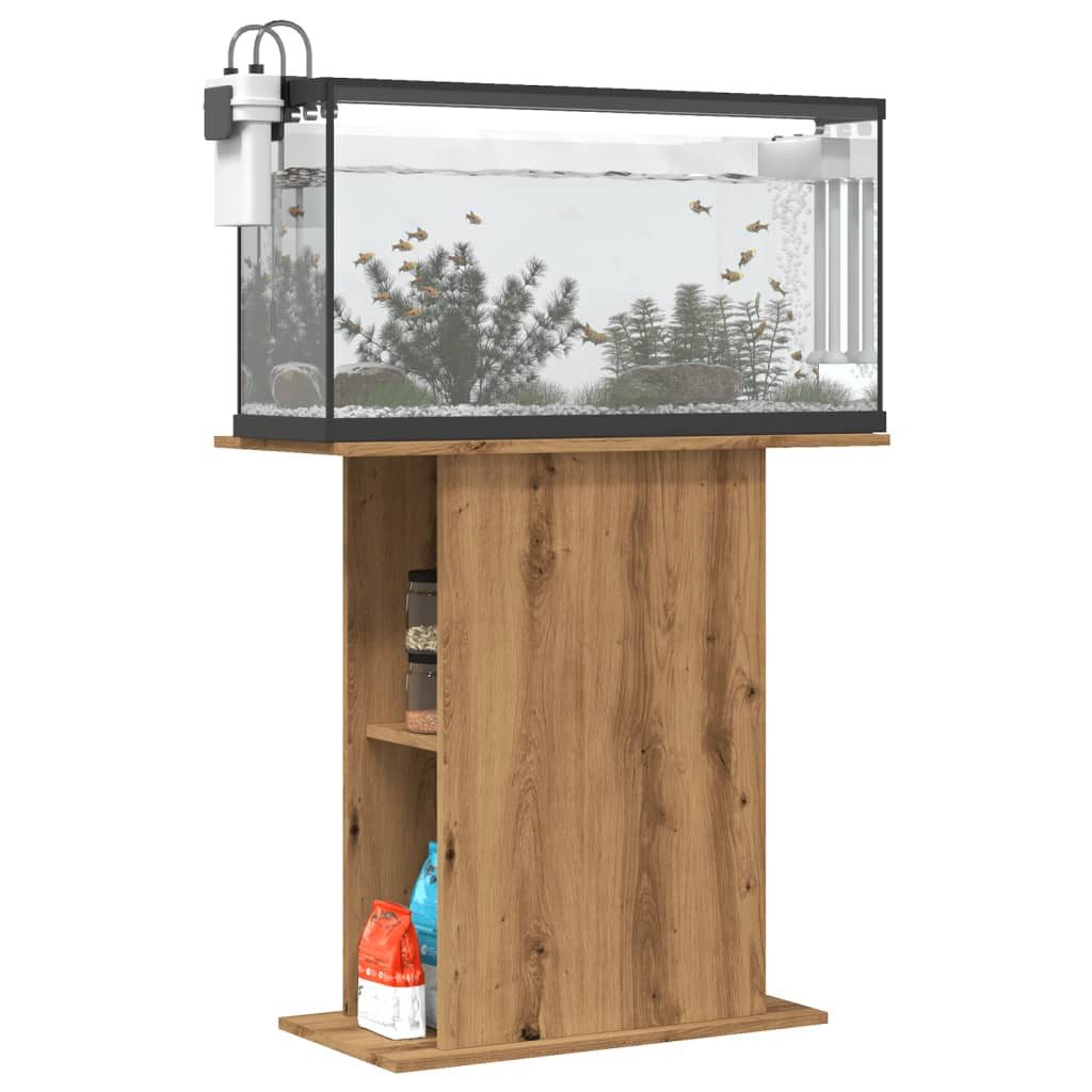 vidaXL Aquariumunterschrank 36 x 75 x 725 cm Aquariumständer Artisan-Eiche 36x75x72,5 cm Spanplatt