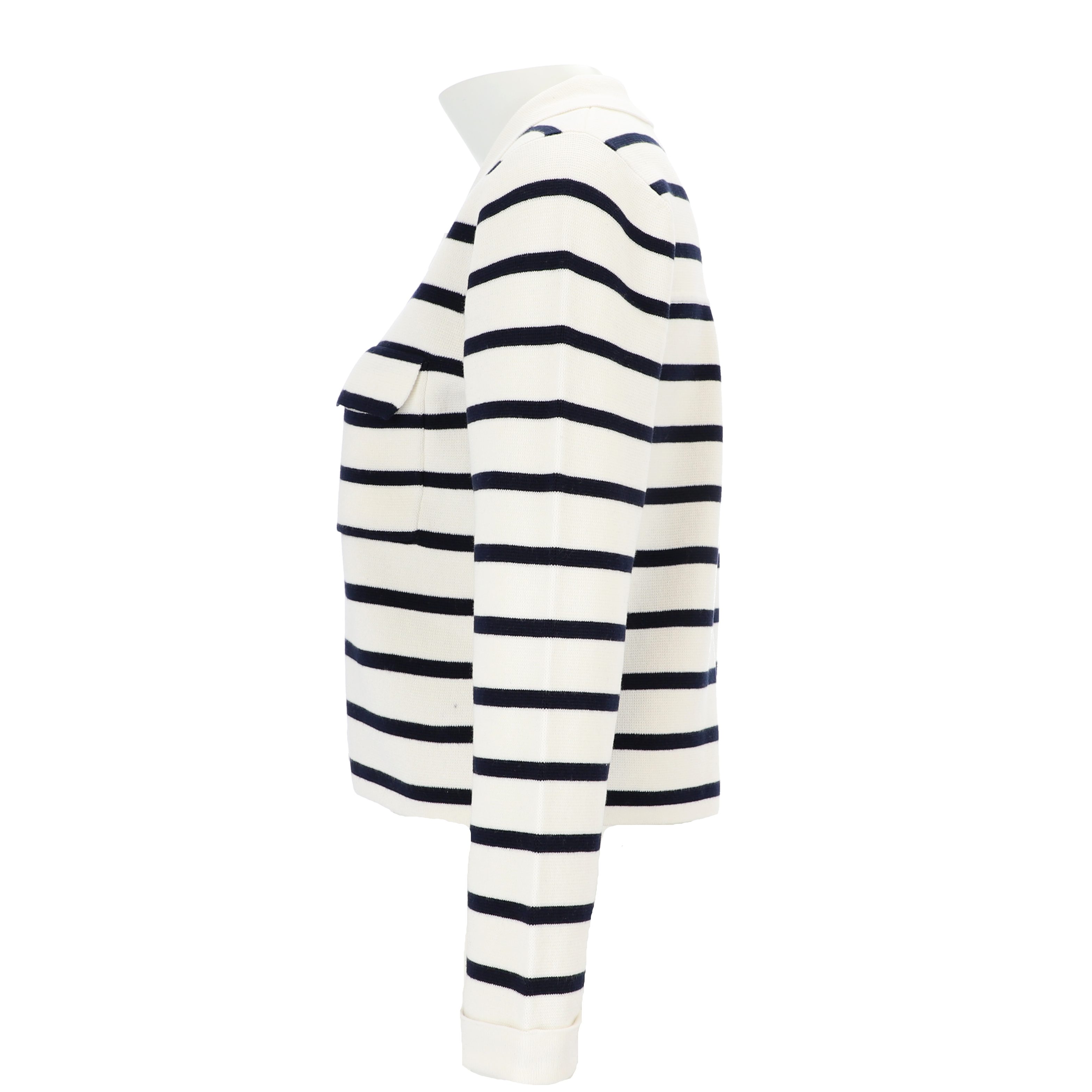 halsüberkopf Accessoires Strickjacke Streifen mit Polokragen günstig online kaufen