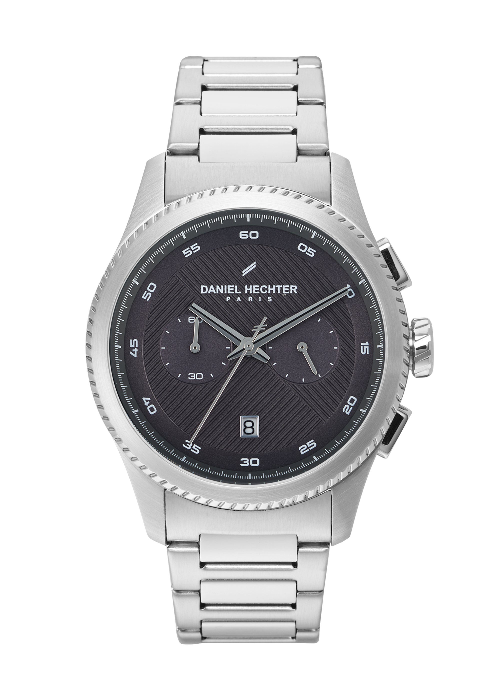 HECHTER PARIS Quarzuhr Chrono Grey, mit Metallband