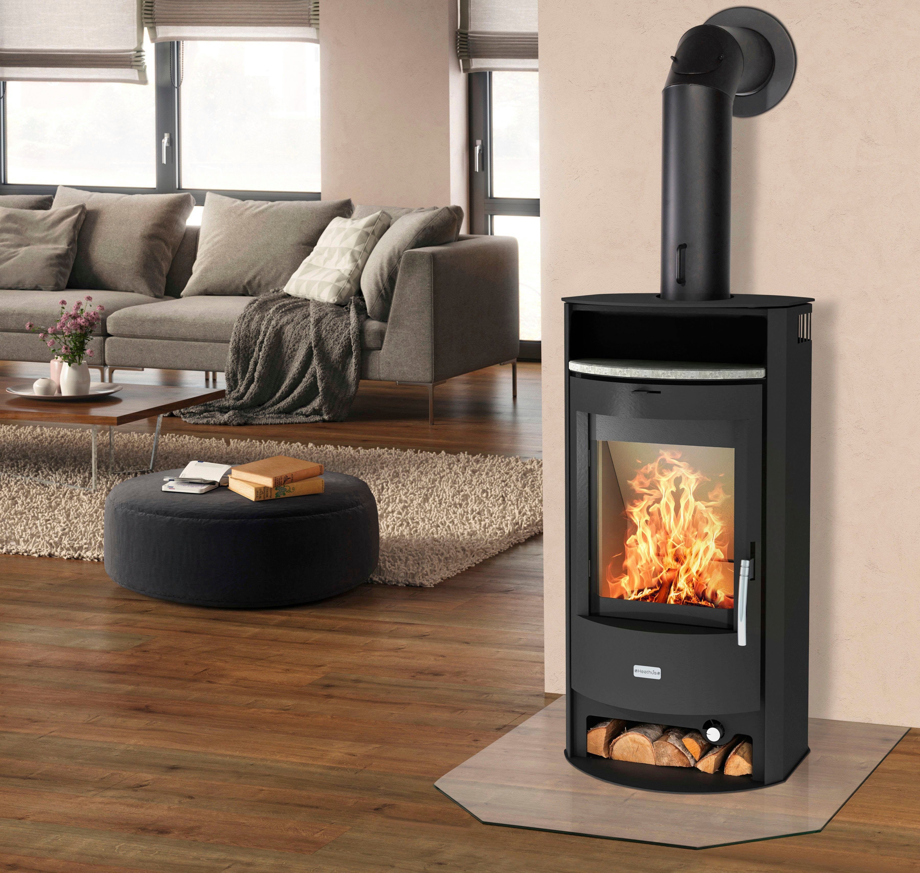 Color Emajl Ofenrohr Heathus Rauchrohr-Set SW, (Set, 3-tlg), Bogen, 150 mm, günstig online kaufen