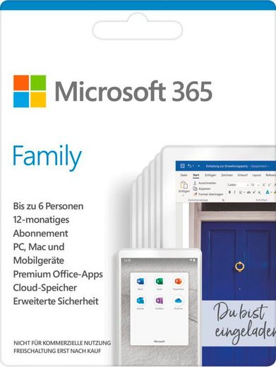 Microsoft 365 Family (Officeprogramm, Download-Code ...