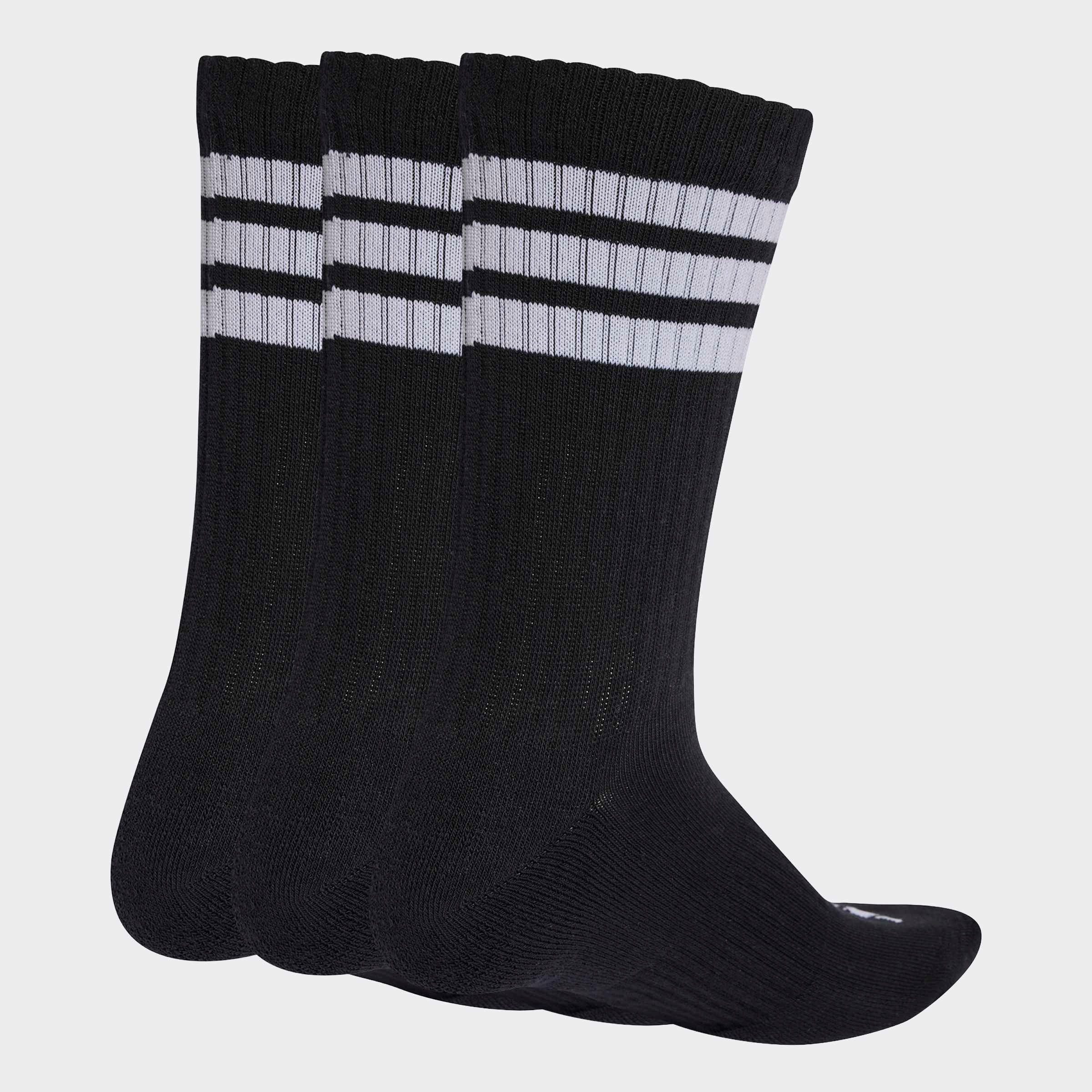 adidas Performance Sportsocken 3S ESS C CRW 3P für sportive Aktivitäten und Fitness, 3er-Pack, neutraler Schnitt
