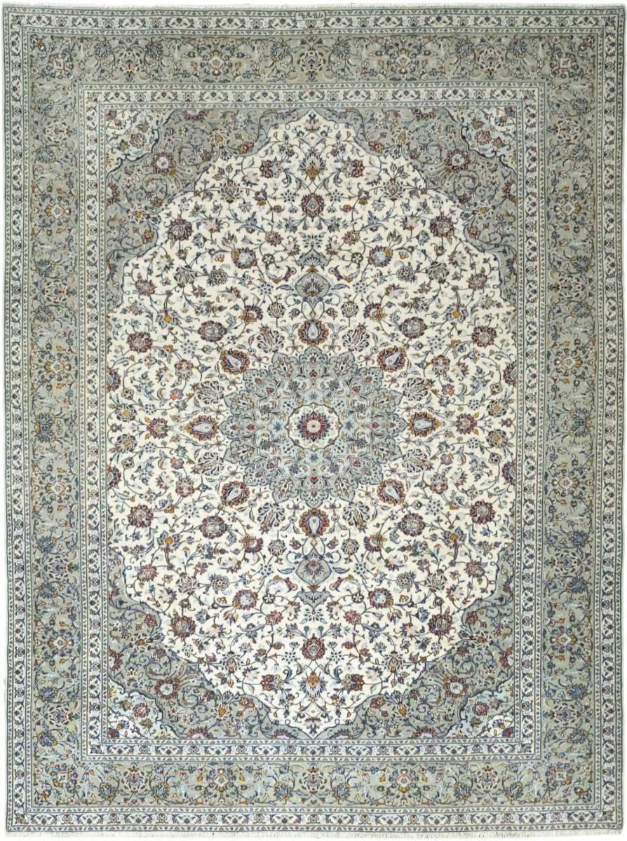 Orientteppich Keshan 297x396 Handgeknüpfter Orientteppich / Perserteppich, Nain Trading, rechteckig, Höhe: 12 mm