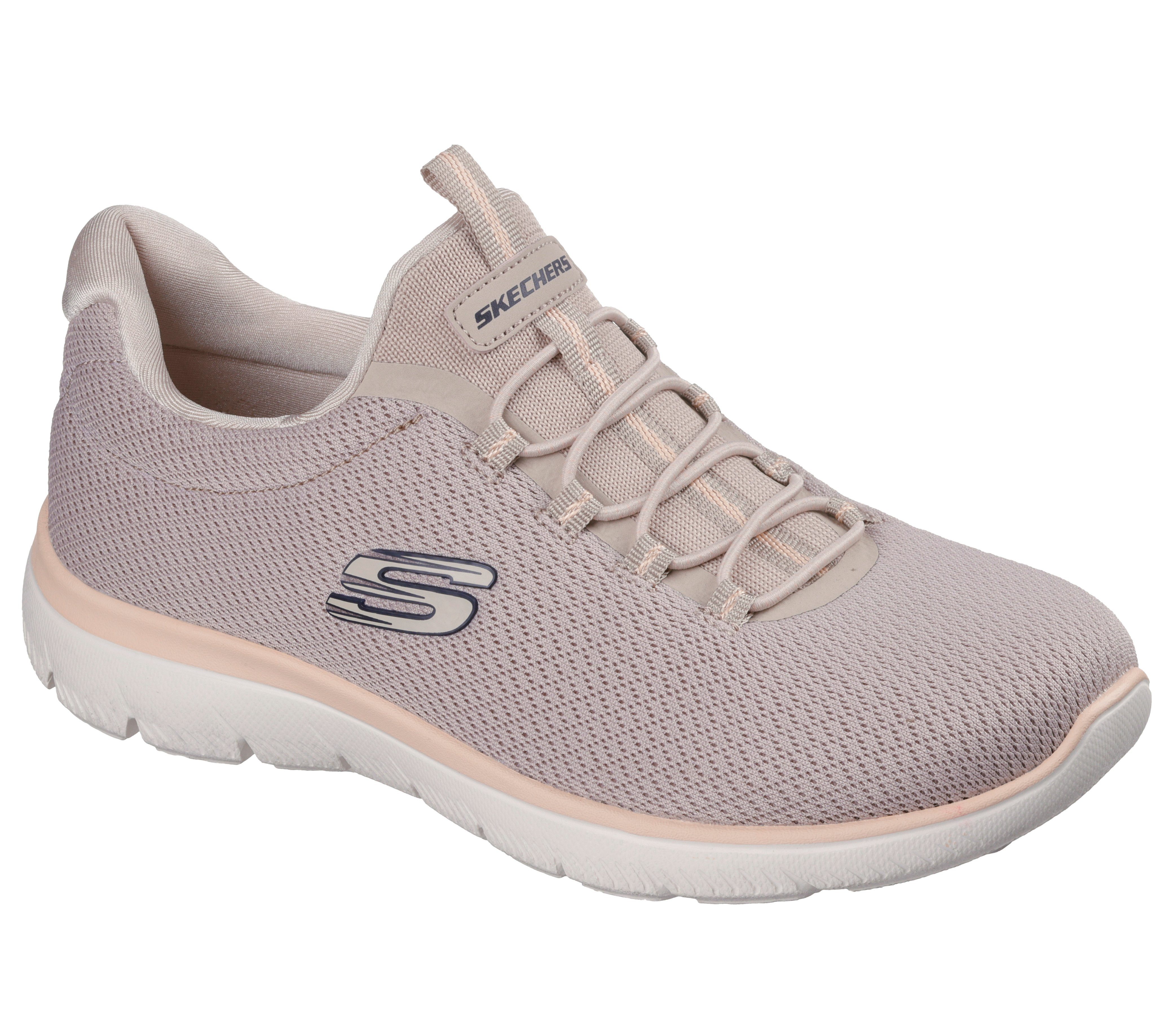 Skechers SUMMITS-SUMMER BLUSH Slip-On Sneaker Arbeitsschuh, Freizeitschuh, Slipper mit Memory Foam