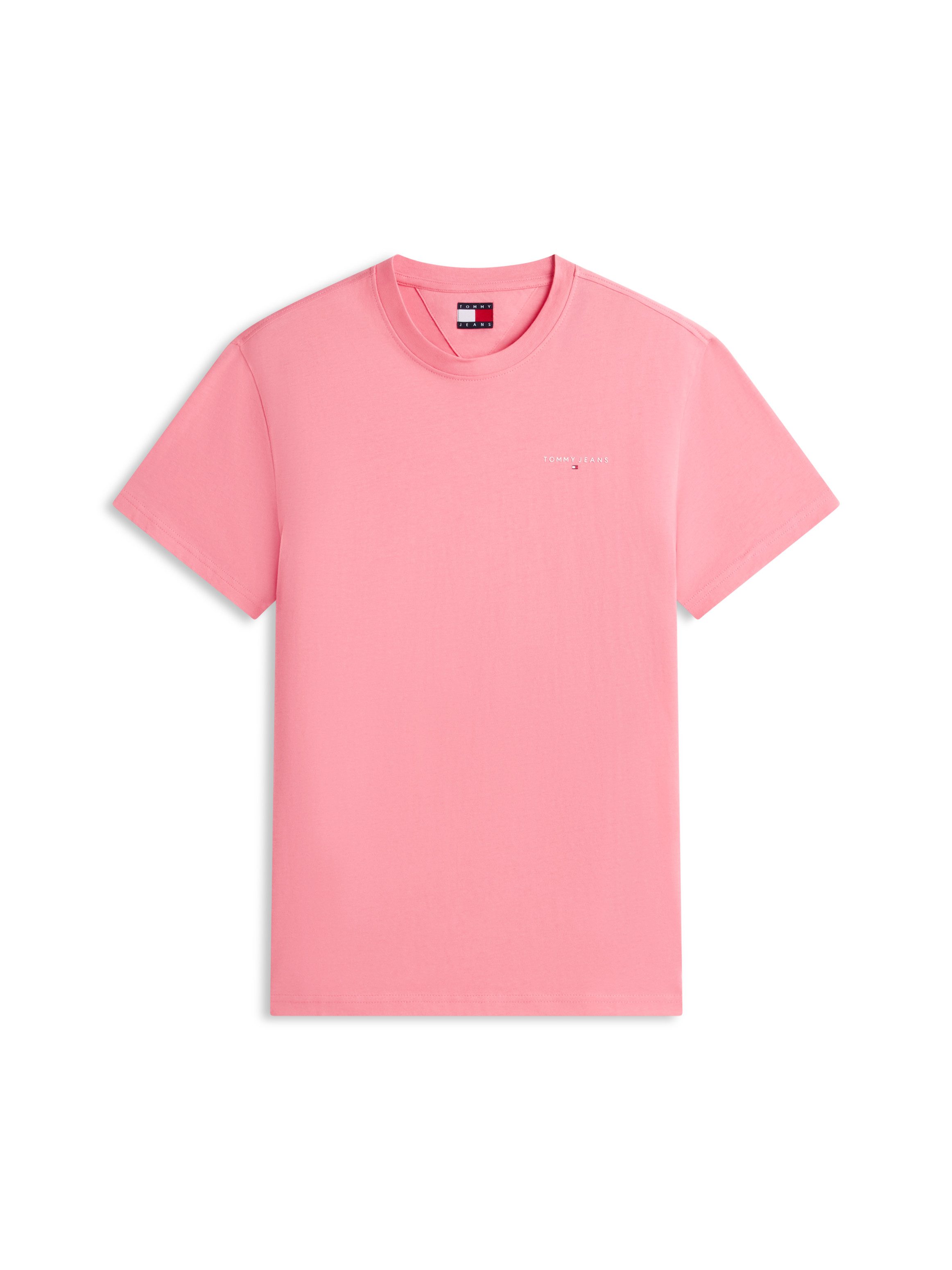 Tommy Jeans T-Shirt TJM SLIM LINEAR CHEST TEE EXT Mit Rundhalsausschnitt – Bild 5 von 5