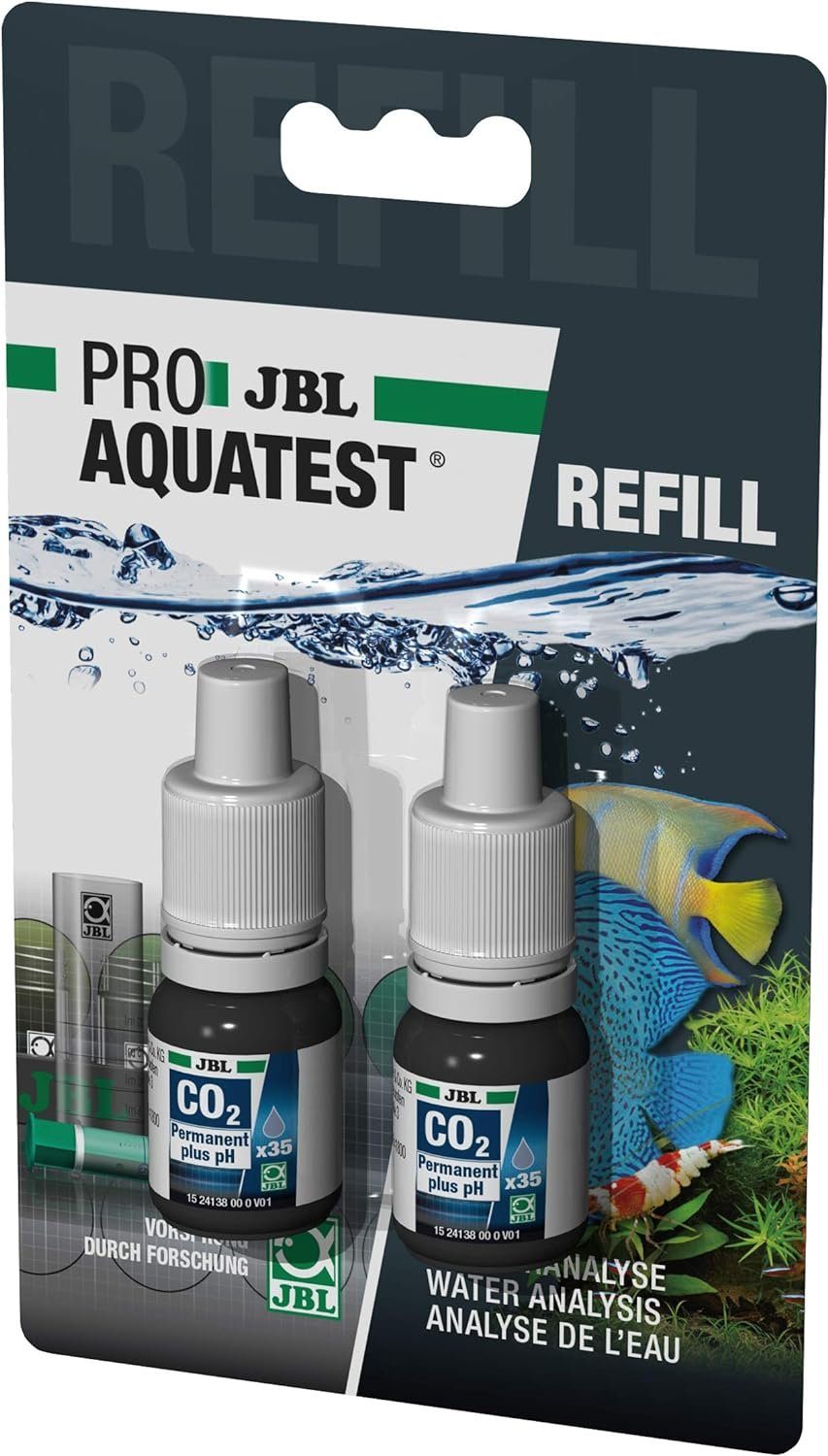 JBL GmbH & Co. KG Aquarium-Wassertest JBL PROAQUATEST CO2-pH Nachfüllset für JBL Testkoffer, CO2-pH Nachfüllset Testkoffer Wassertest