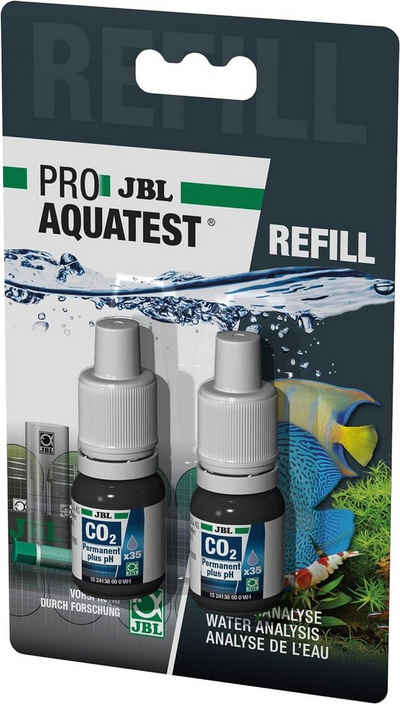 JBL GmbH & Co. KG Aquarium-Wassertest JBL PROAQUATEST CO2-pH Nachfüllset für JBL Testkoffer, CO2-pH Nachfüllset Testkoffer Wassertest