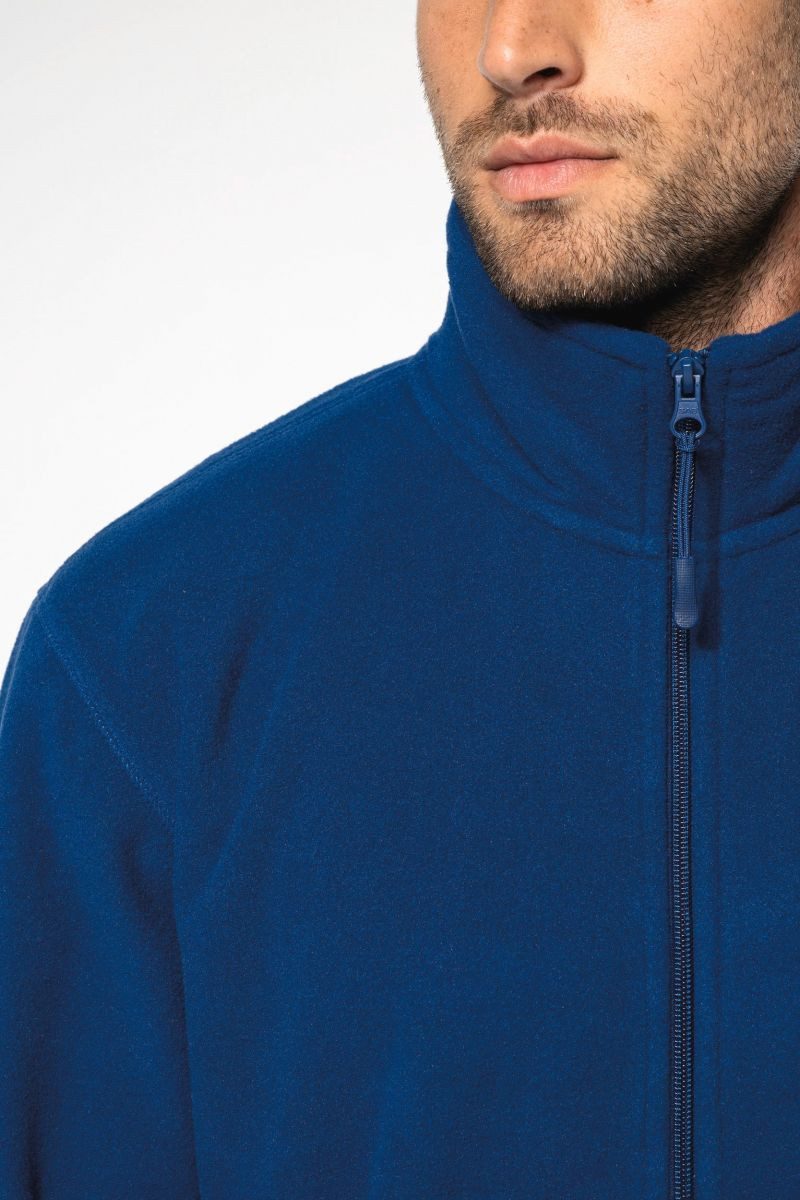Kariban Fleecejacke Mikrofleece-Jacke mit Reißverschluss für Herren – Bild 3 von 5