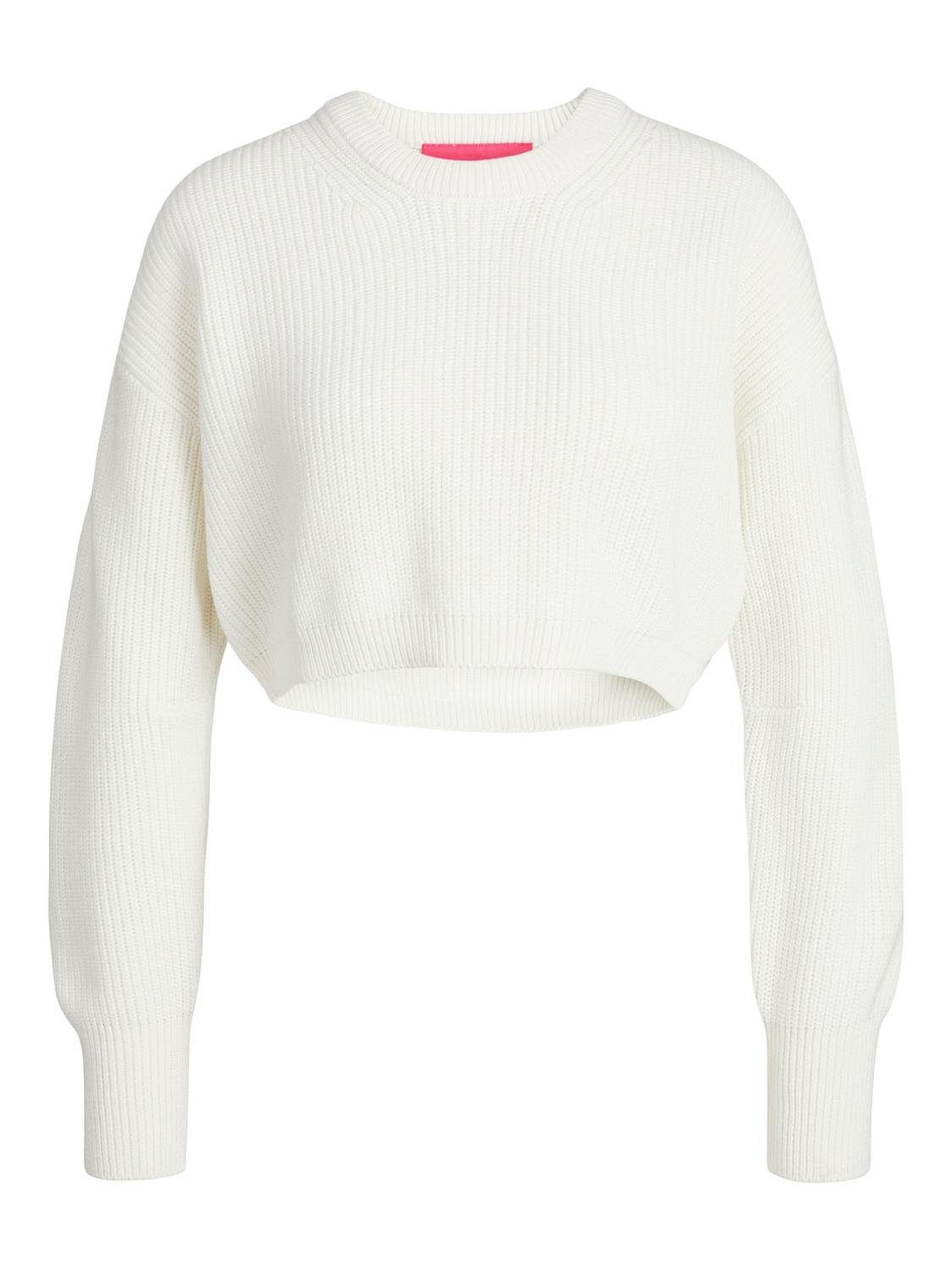 JJXX Sweatshirt JXCARLOTA TWIST CROP CREW NECK KNIT