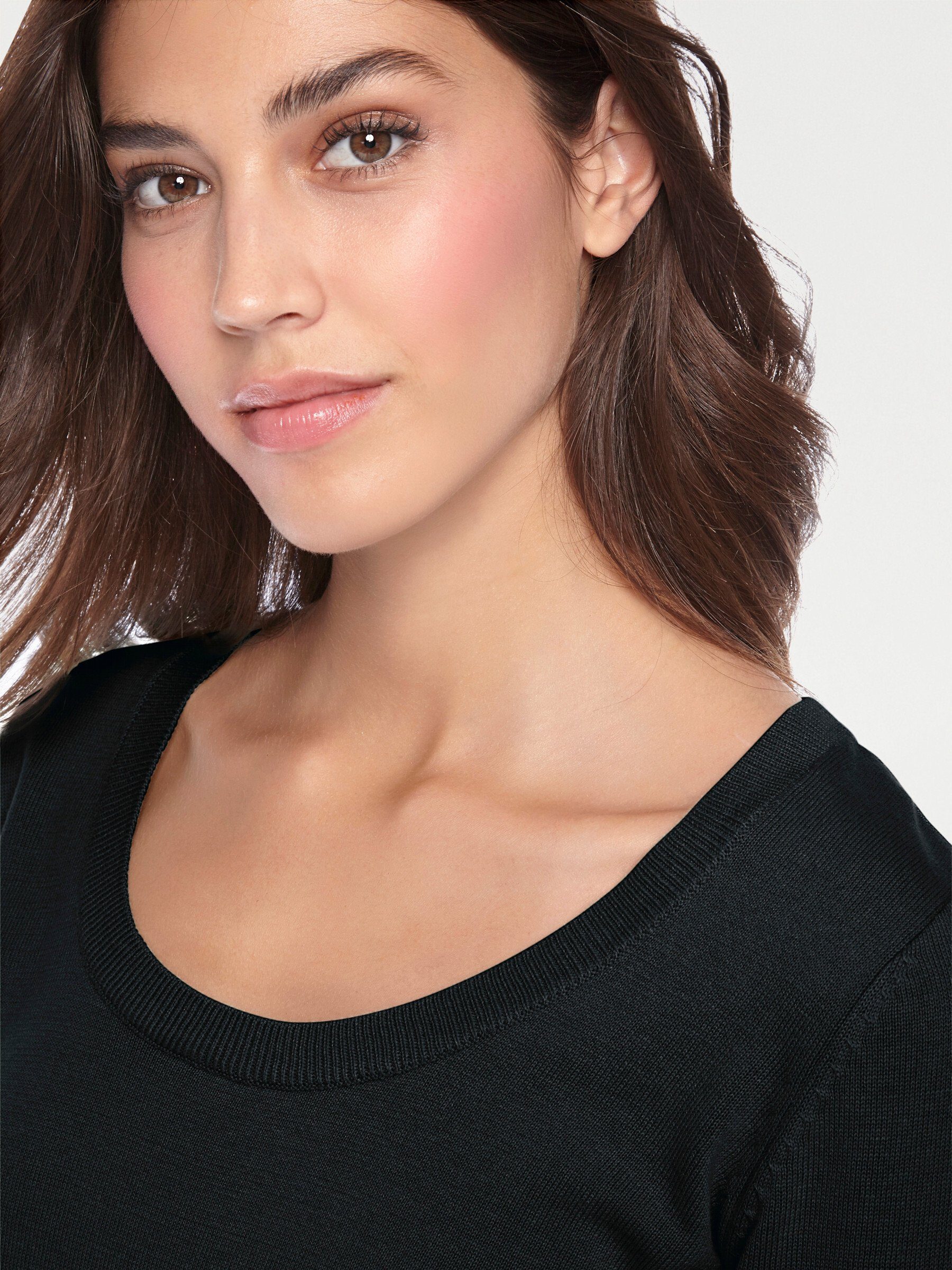 heine Strickpullover Rundhalspullover .