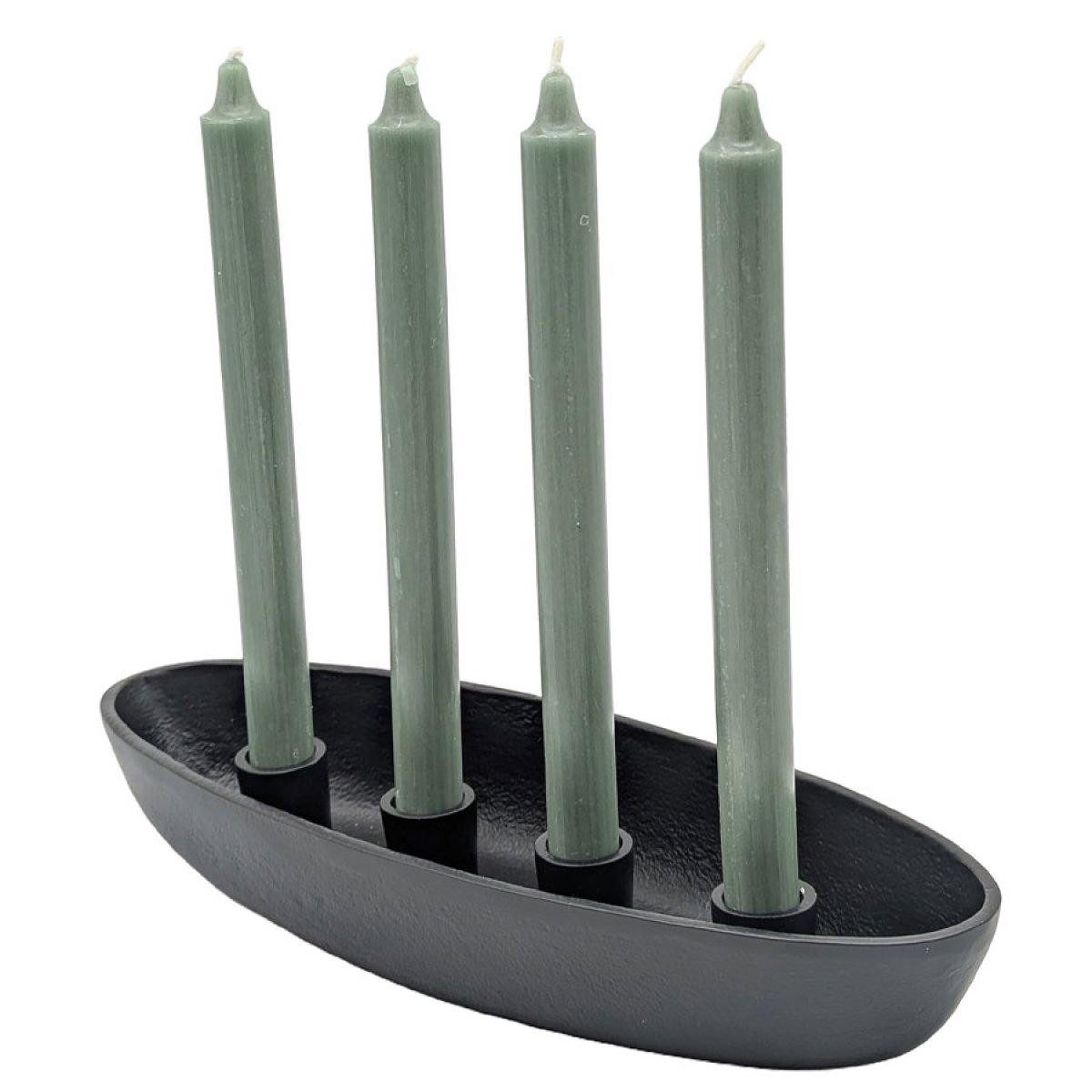 Lambert Adventskranz Kerzenleuchter Adventsleuchter Fjella Schwarz