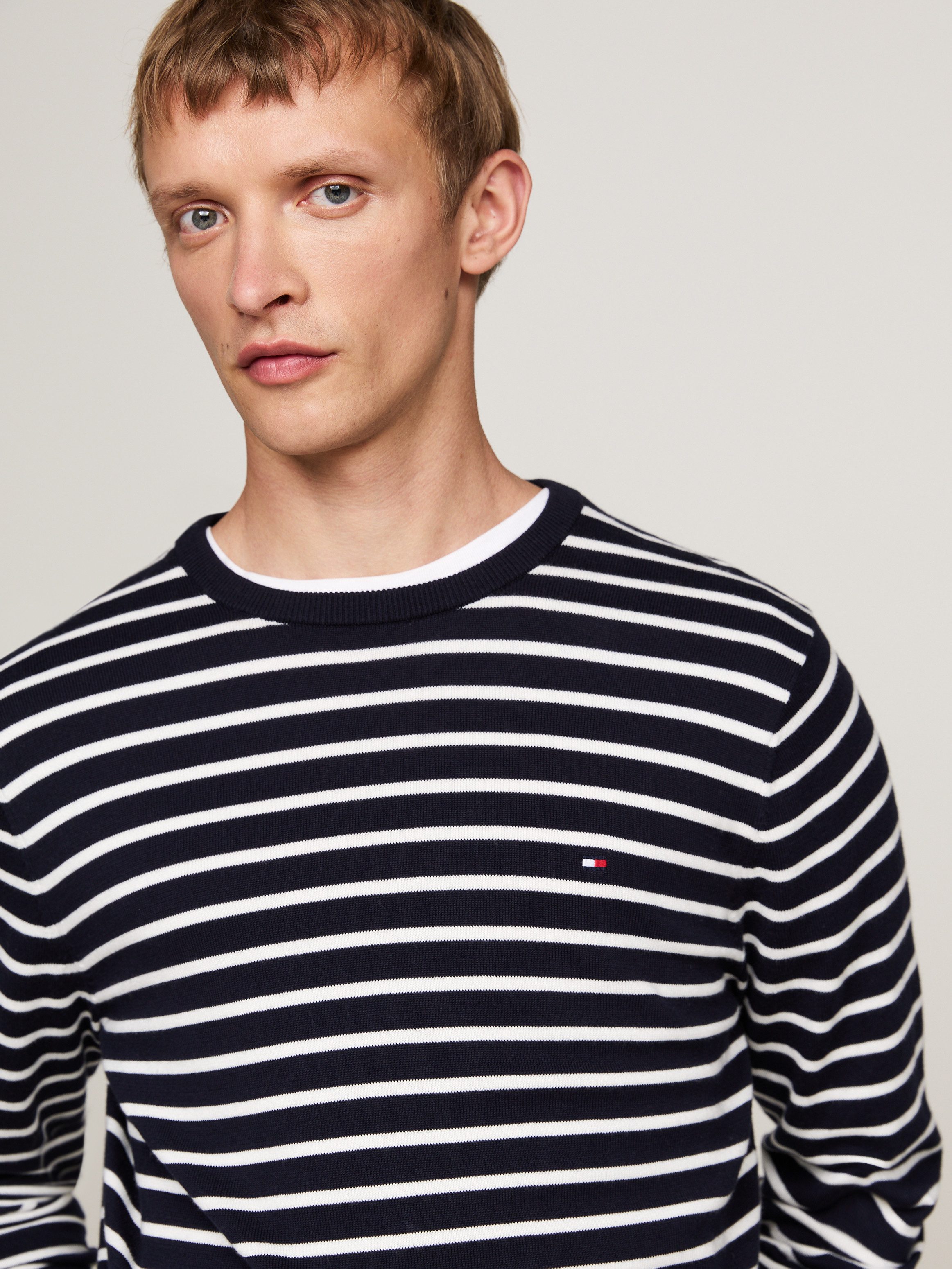 Tommy Hilfiger Rundhalspullover ESSENTIAL COTTON CREW NECK 100% Baumwolle C günstig online kaufen