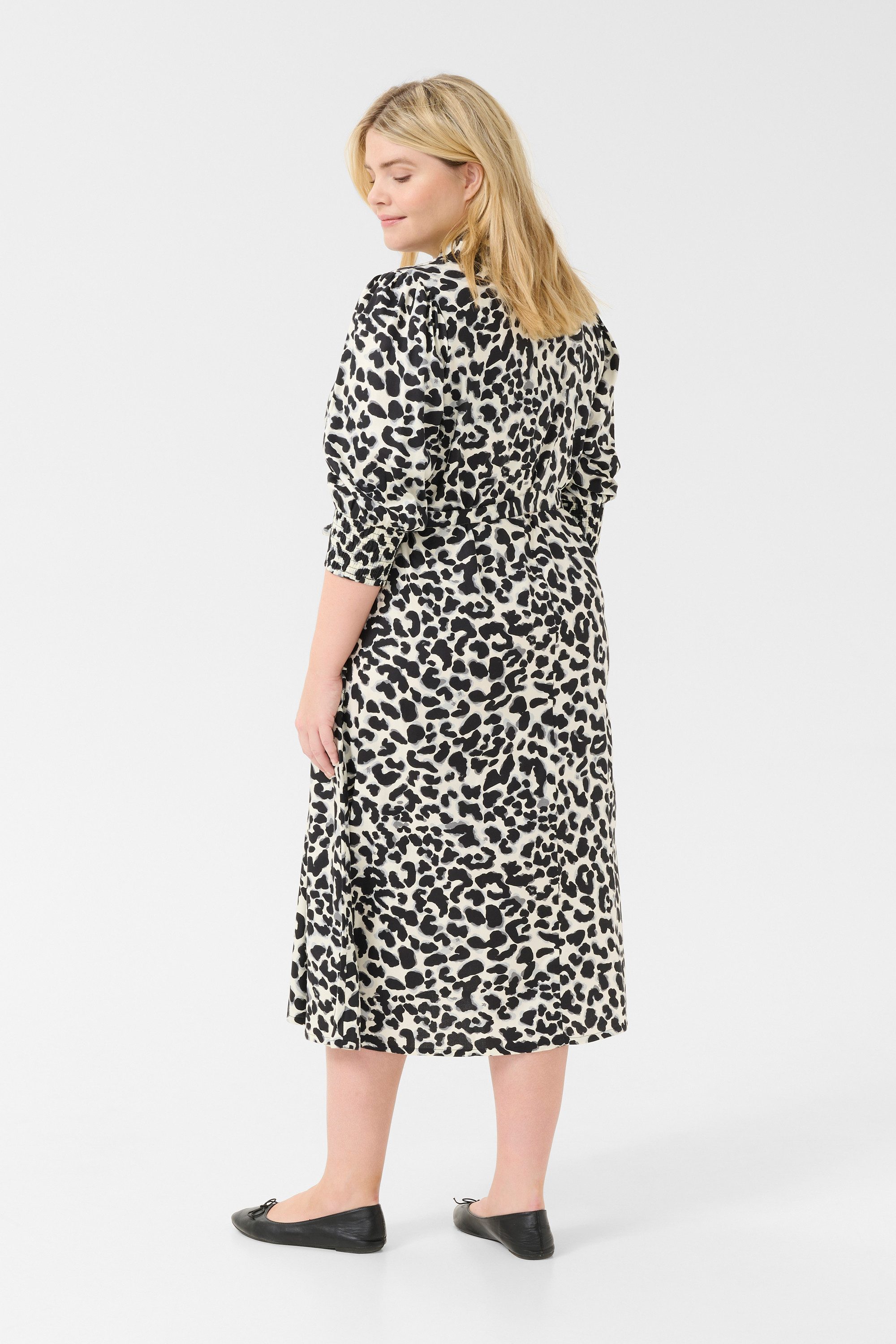 KAFFE Curve Blusenkleid Kleid KCamina Große Größen