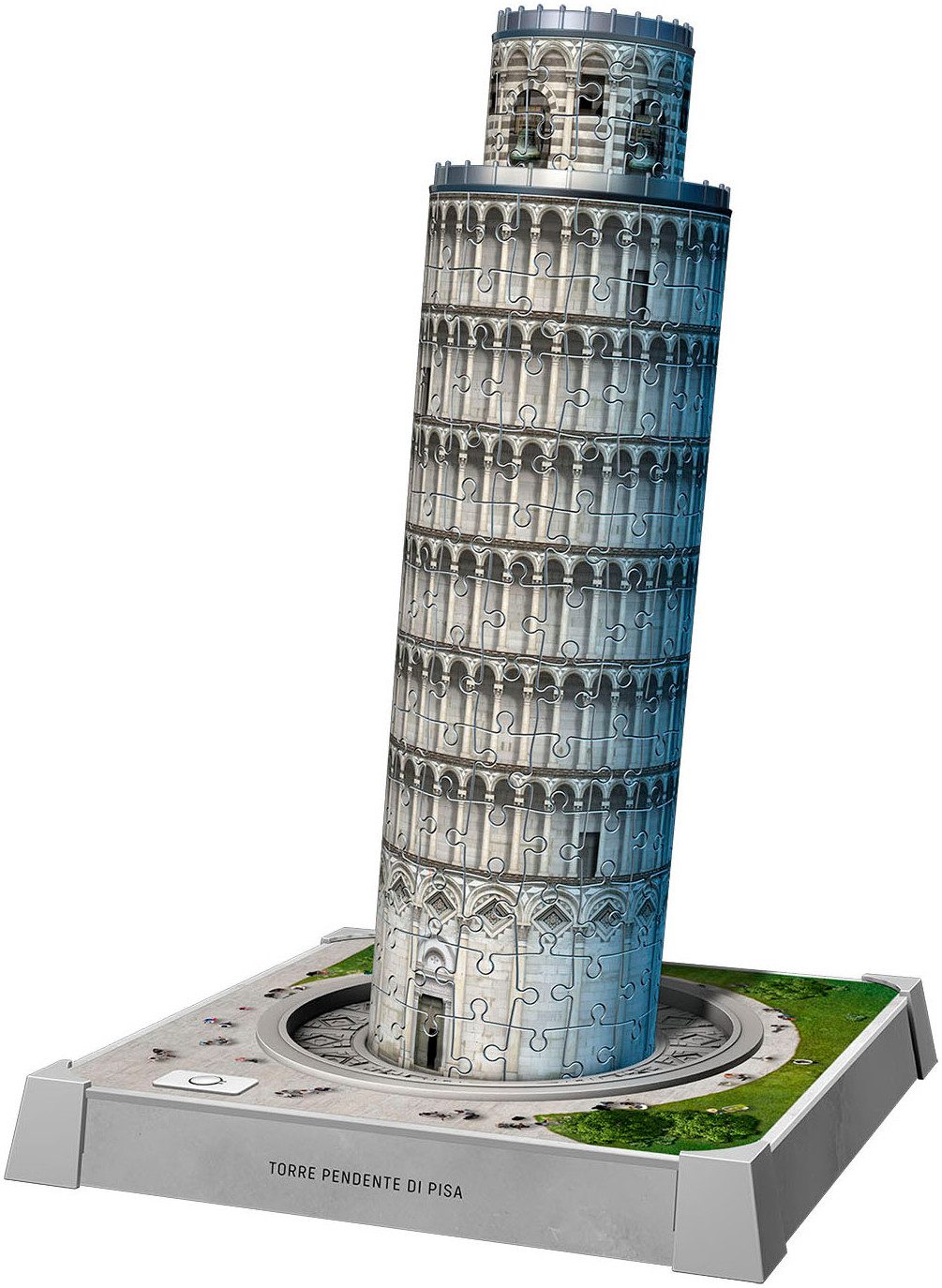 Ravensburger 3D-Puzzle Iconics: Schiefer Turm von Pisa - mit Licht, 216 Puzzleteile, Made in Europe