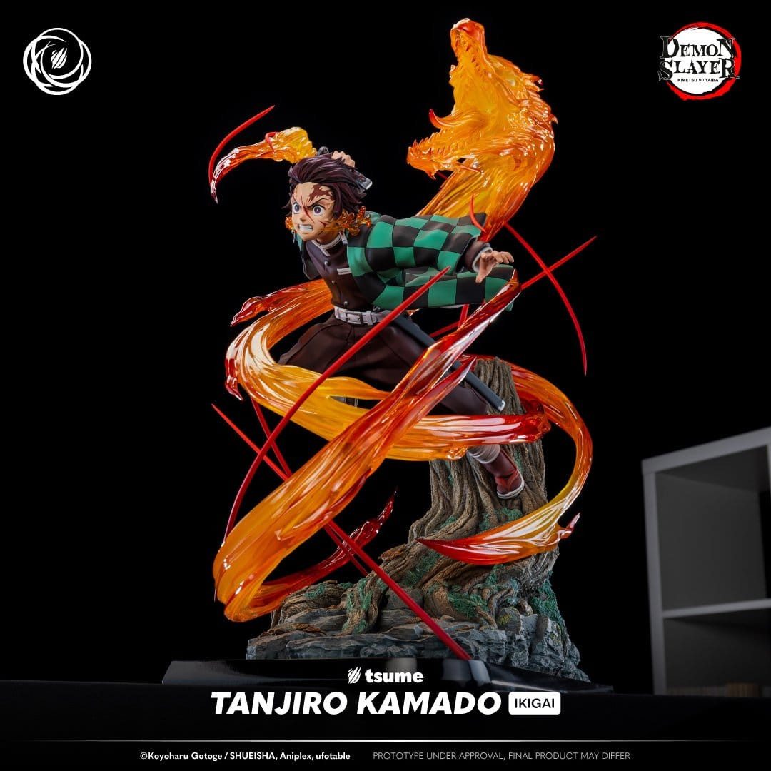 Tsume Art Merchandise-Figur Demon Slayer IKIGAI Figur 1/6 Tanjiro Kamado 44 cm
