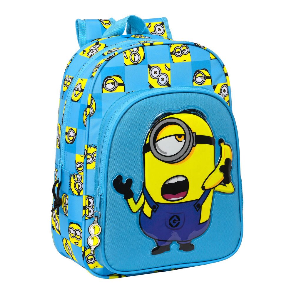 Minions Kinderrucksack Kinderrucksack Kindergartentasche Rucksack Minions Blau 26 x 34 x 11 c