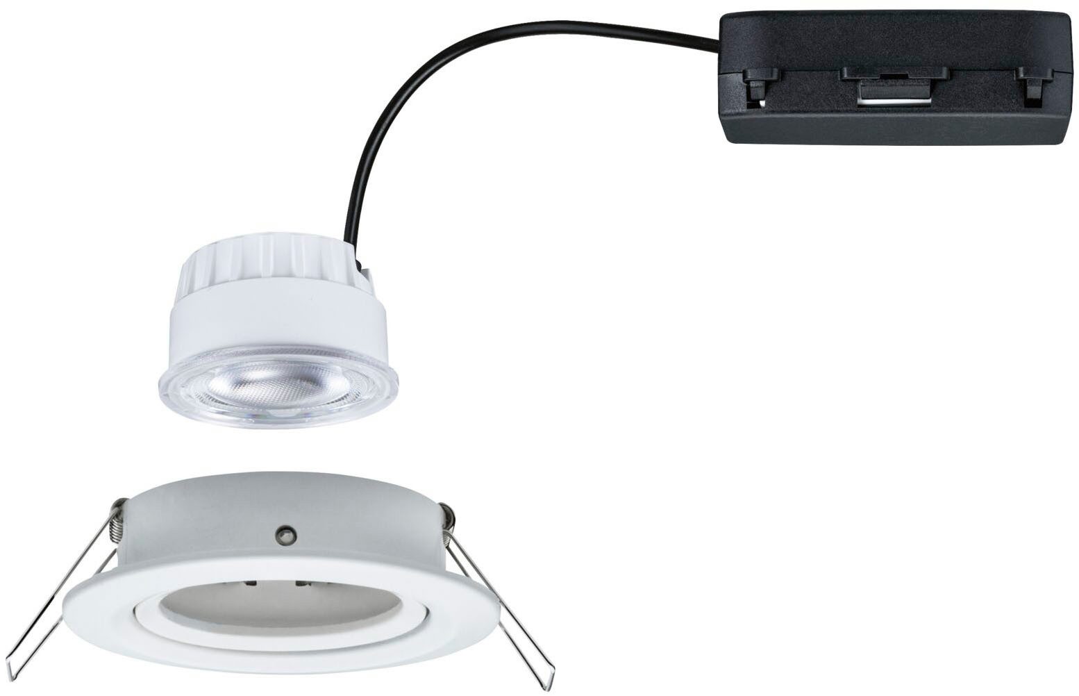 Paulmann LED Einbauleuchte LED Einbauleuchte Nova Coin rund 84mm 50°, LED fest integriert, Neutralweiß
