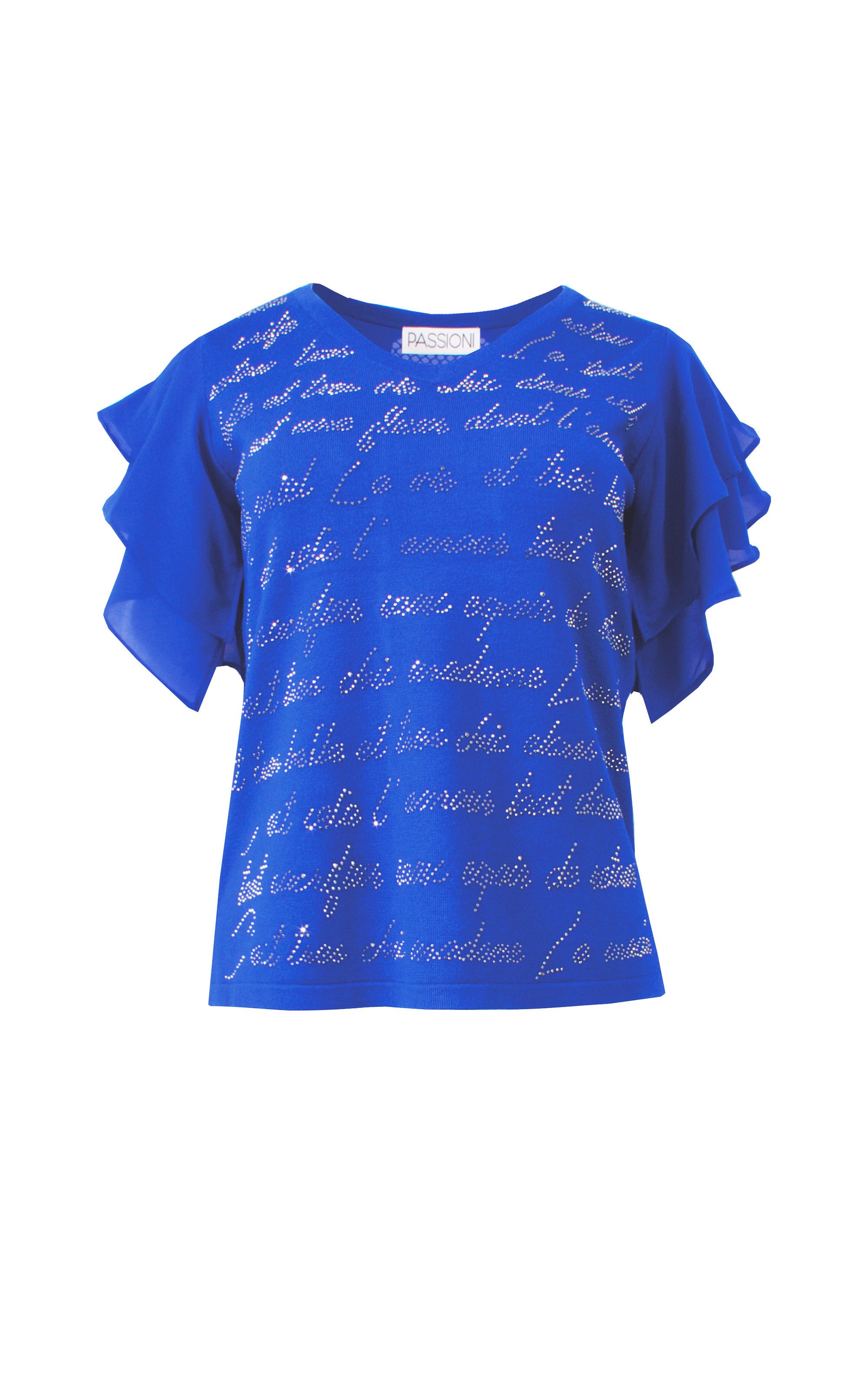Passioni T-Shirt mit Flügelärmeln günstig online kaufen