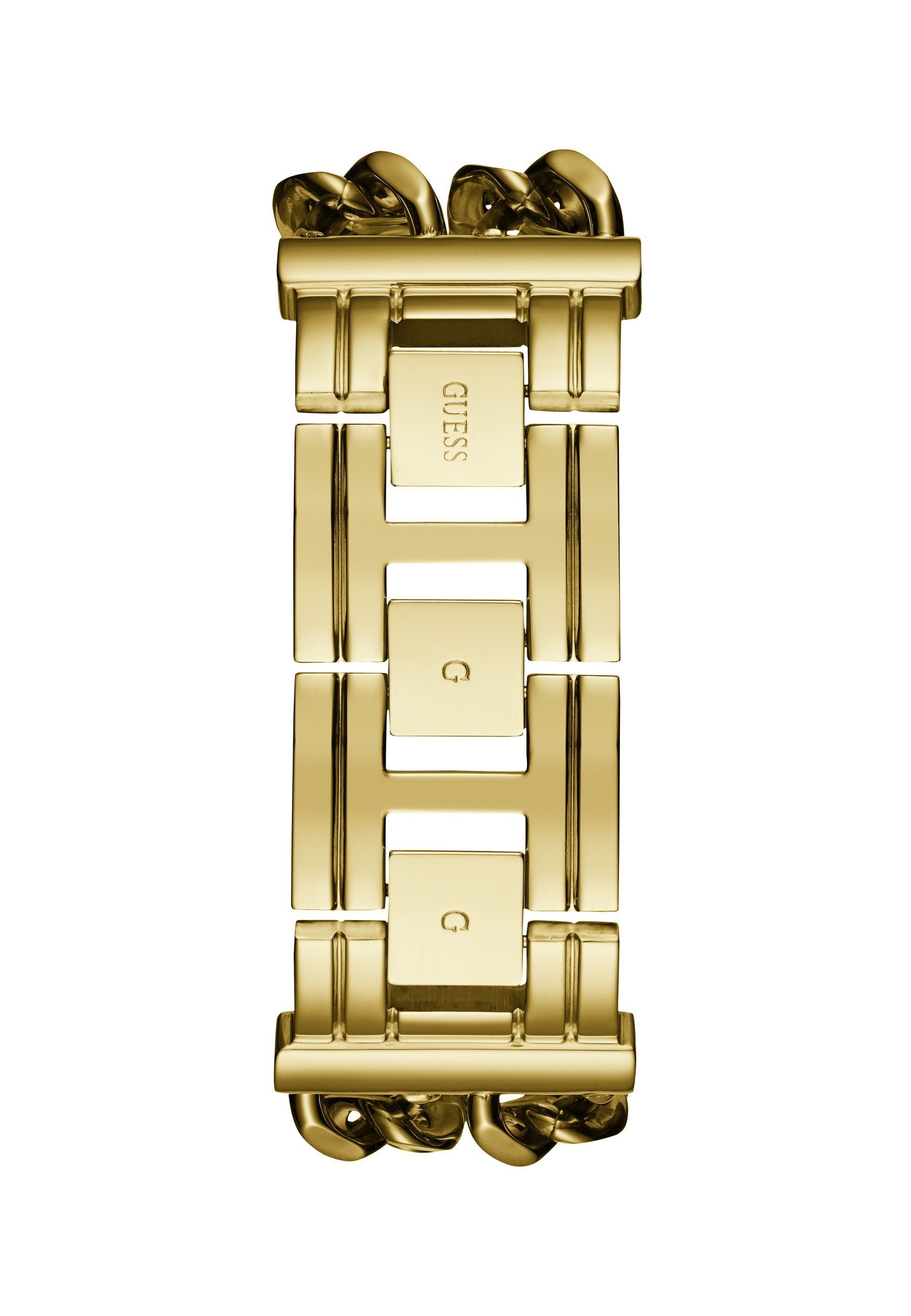 Guess Quarzuhr HEAVY METAL W1117L2, Armbanduhr, Damenuhr, Armband Kettengliederung – Bild 3 von 3