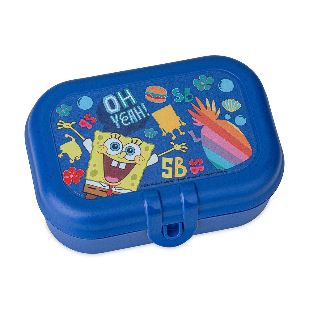 KOZIOL Lunchbox PASCAL READY MINI SPONGEBOB SQUAREPANTS Lunchbox-Set, Kunststoff, (Set, 3-tlg), spülmaschinengeeignet, mikrowellengeeignet