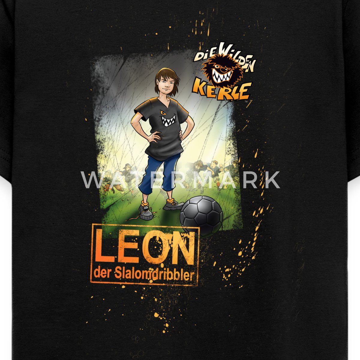 Spreadshirt T-Shirt Die Wilden Kerle Leon Teenager T-Shirt (1-tlg)