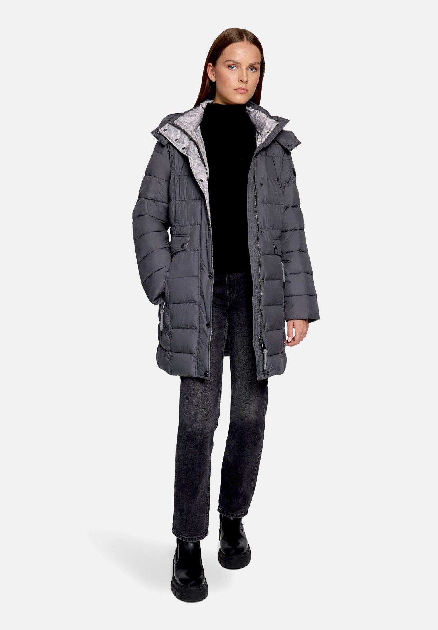 Betty Barclay Steppjacke Damen mit abnehmbarer Kapuze