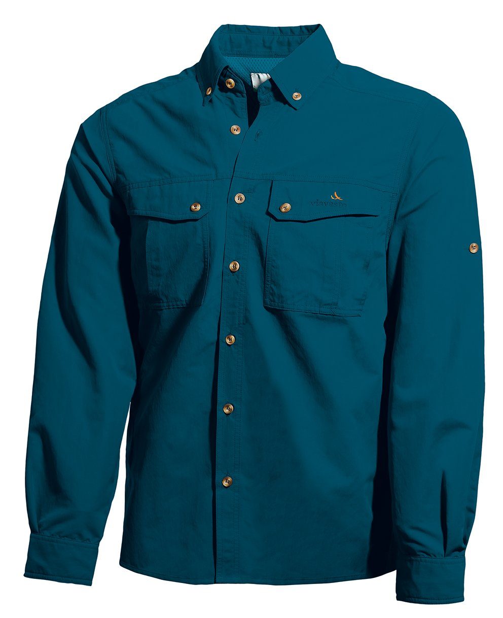 viavesto Langarmhemd Herrenhemd Senhor Cabral