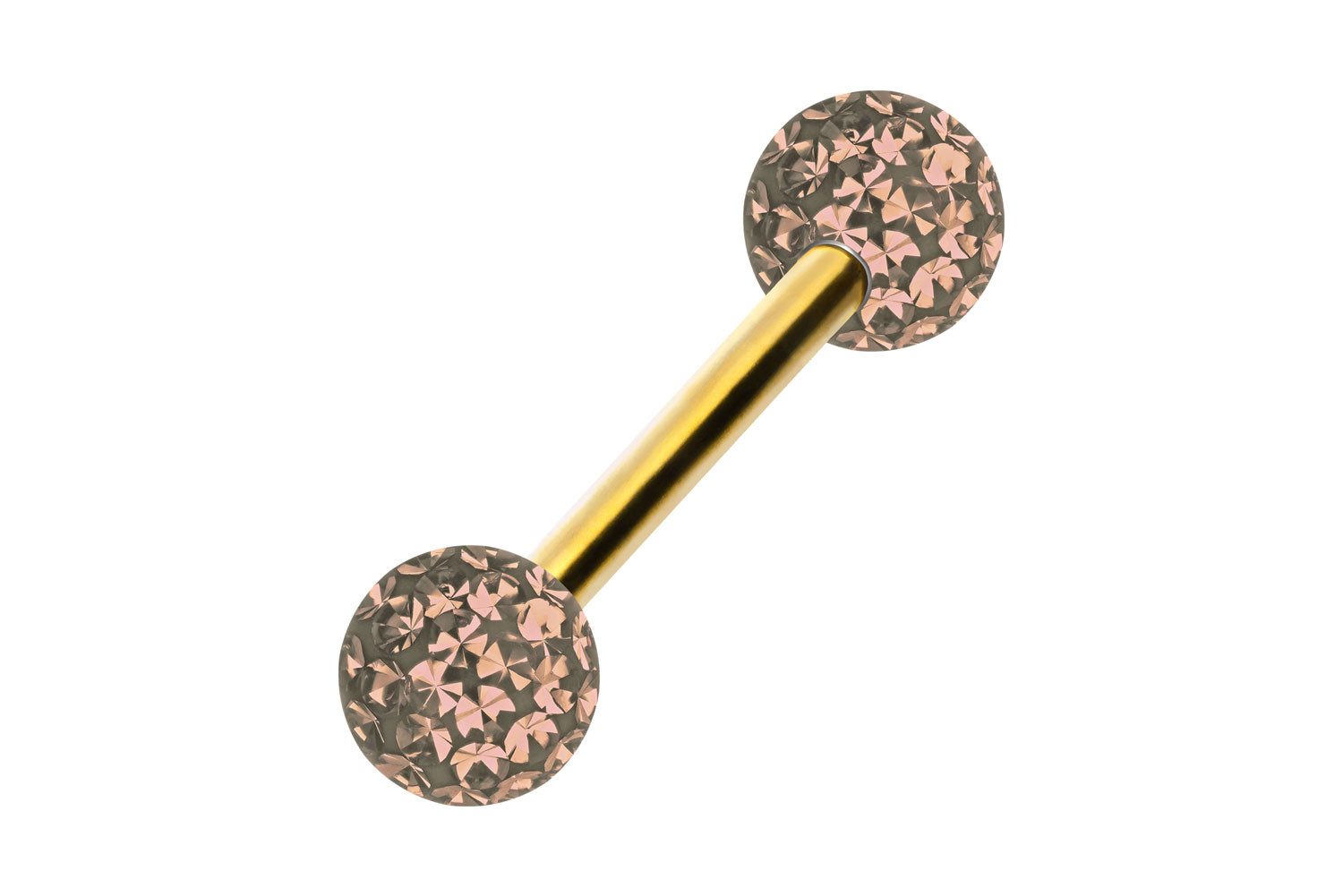 PIERCINGLINE Brustwarzenpiercing Chirurgenstahl Barbell EPOXY-KUGELN (Barbe günstig online kaufen