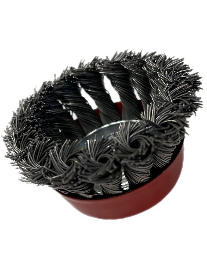 Thumbnail - VaGo-Tools Drahtbürste Rundbürsten 85mm gezopft Winkelschleifer 3x