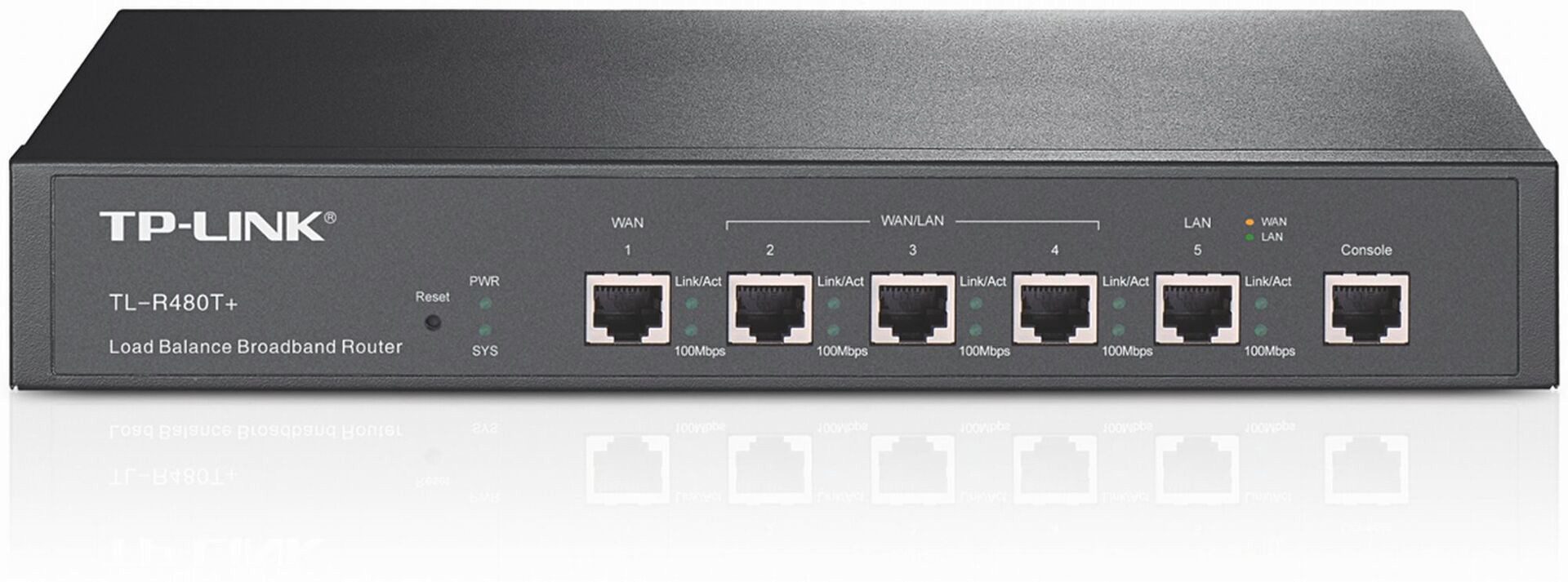 TL-R480T+ 5-Port Multi-WAN Loadbalance Breitbandrouter LAN-Router