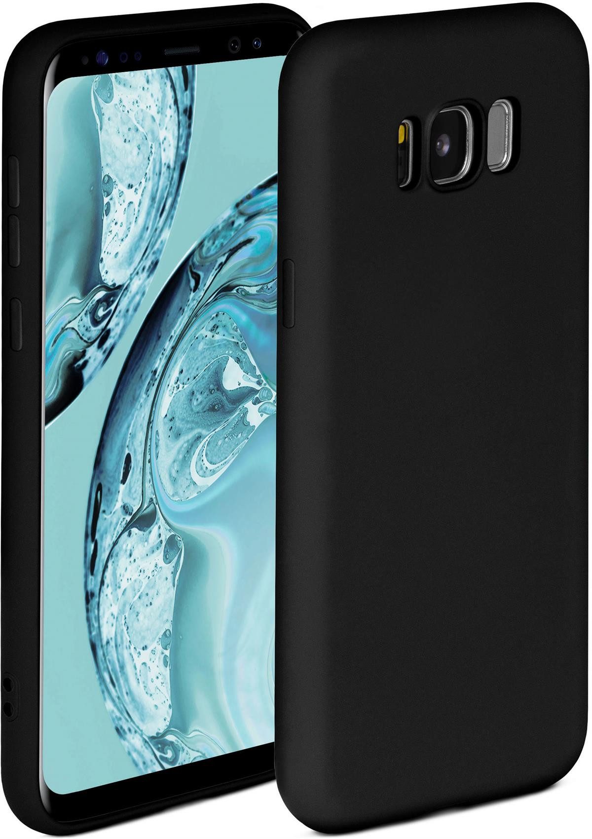 ONEFLOW Handyhülle ONEFLOW® Soft Case für Samsung Galaxy S8 Plus, Hülle aus Silikon, Back Cover mit Kameraschutz, weiche Silikonhülle