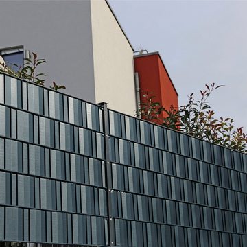 Hoberg Balkonsichtschutz Sichtschutzstreifen 40 m x 19 cm Anthrazit