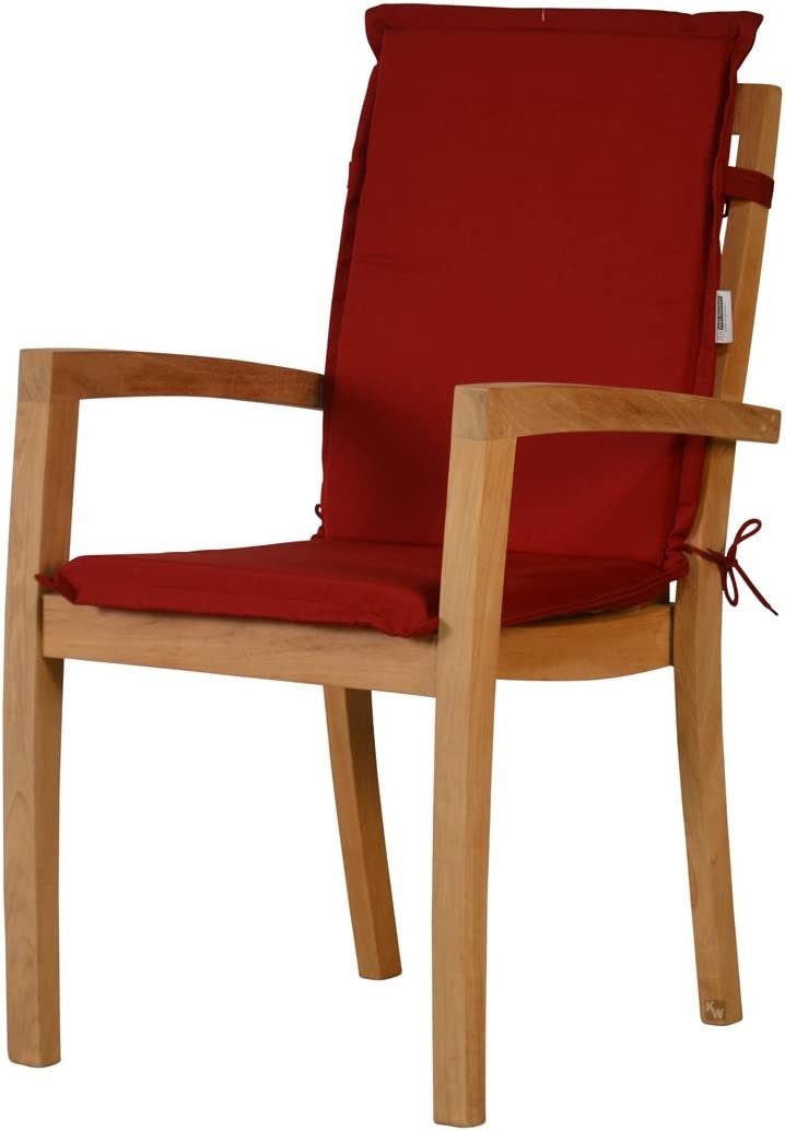 Kai Wiechmann Polsterauflage Gartenstuhl Auflage als Stapelsessel Polster made in Germany, waschbares und UV-beständiges Sitzkissen für Gartenstuhl