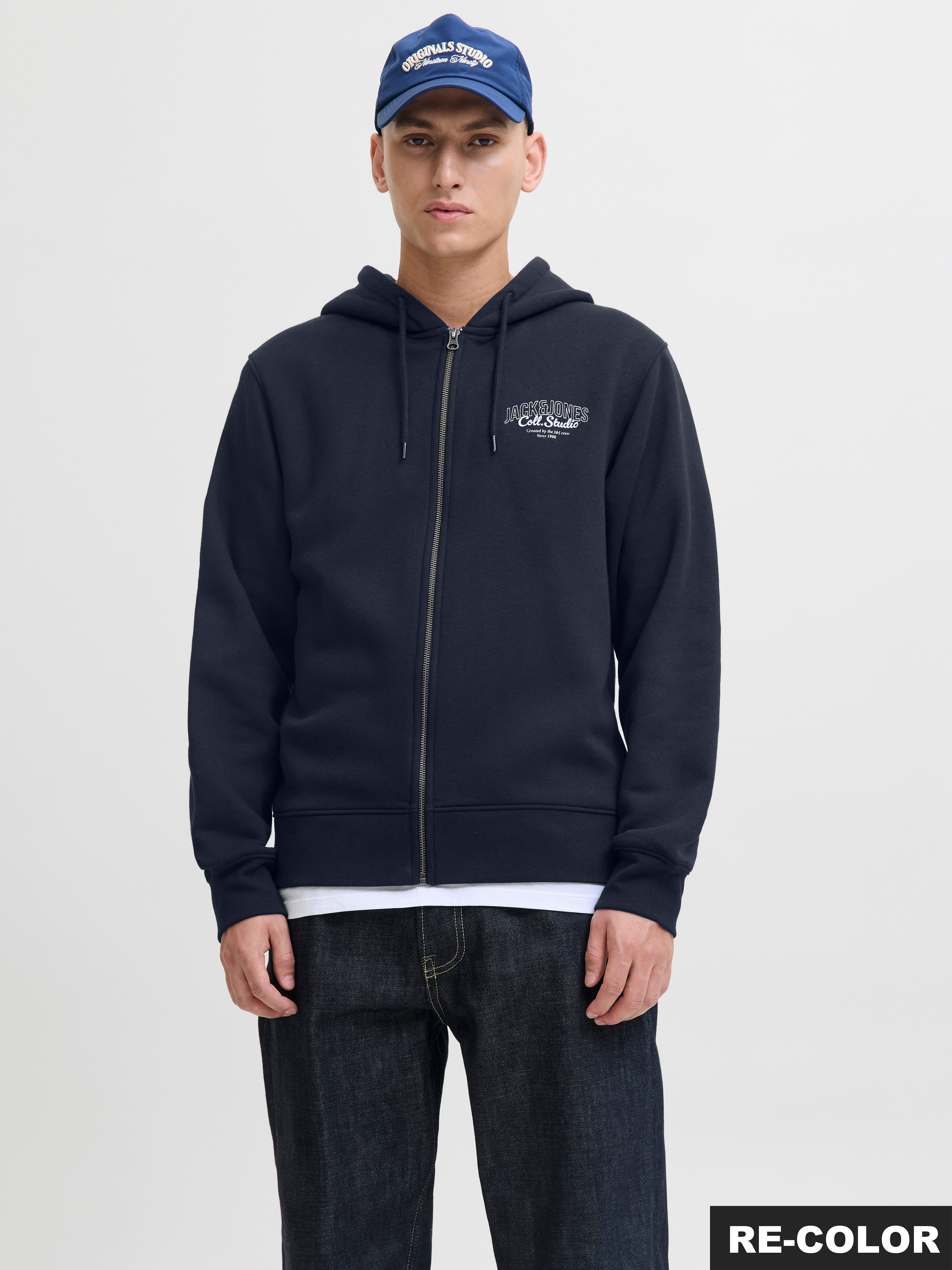 Jack & Jones Kapuzensweatjacke JJMAKOTO SWEAT ZIP HOOD
